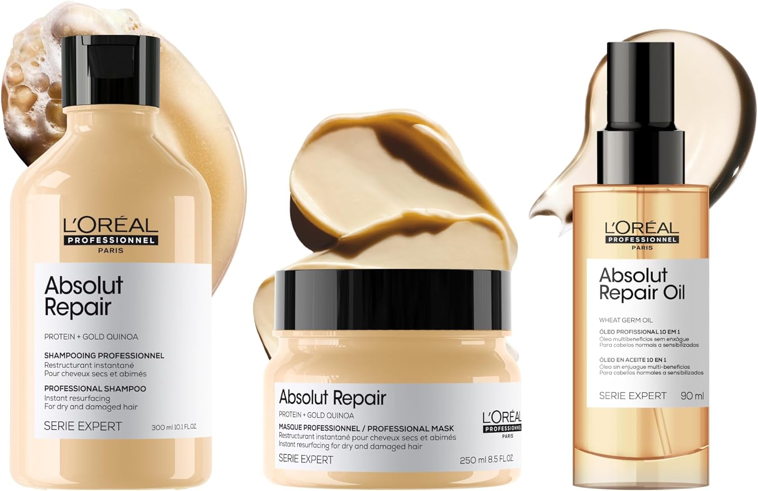L'Oréal Professionnel Óleo 10 em 1 Absolut Repair | Multi-benefícios para cabelos secos e danificados - Image 23