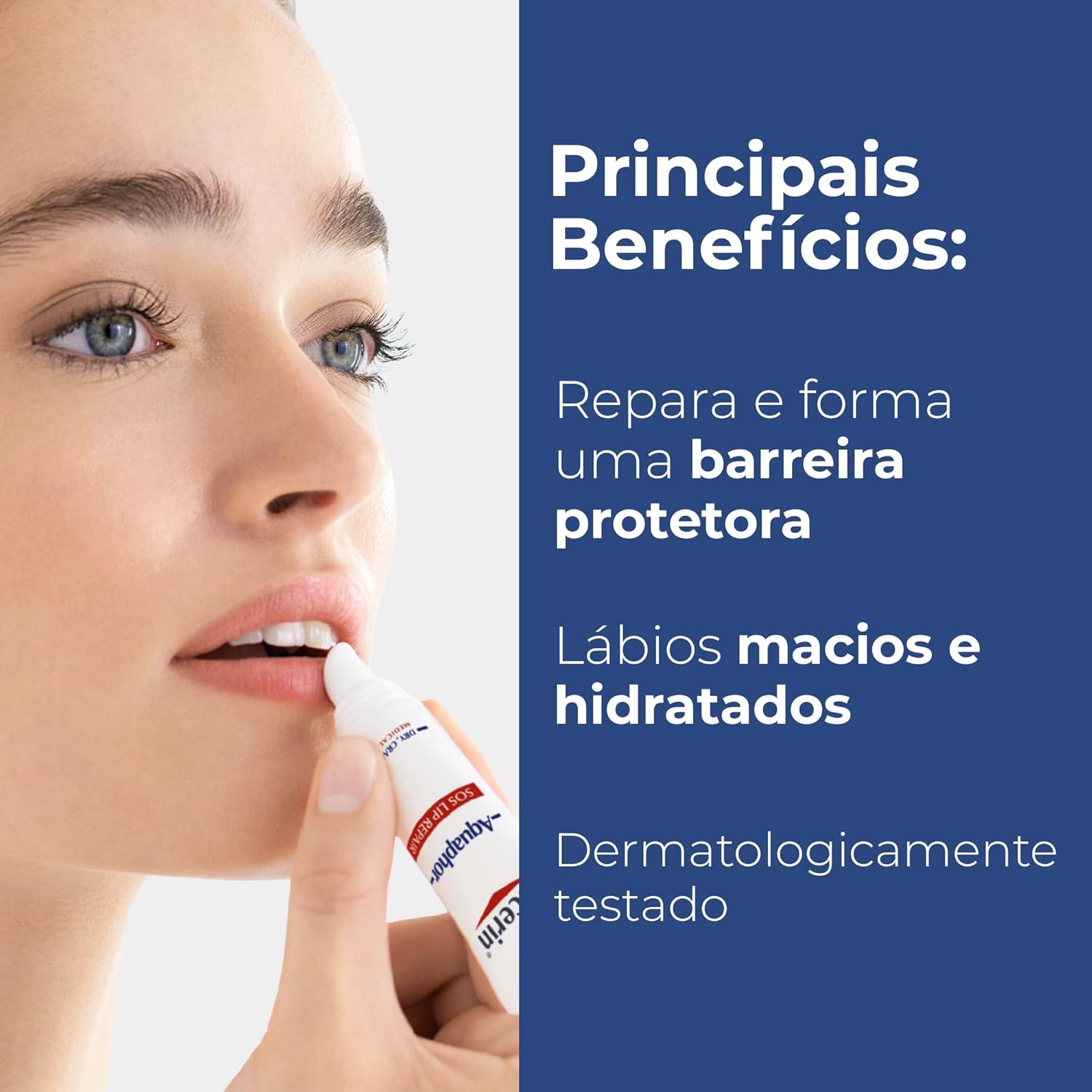 EUCERIN Aquaphor Reparador Labial 10ml - Repara e protege os lábios ressecados - Image 3