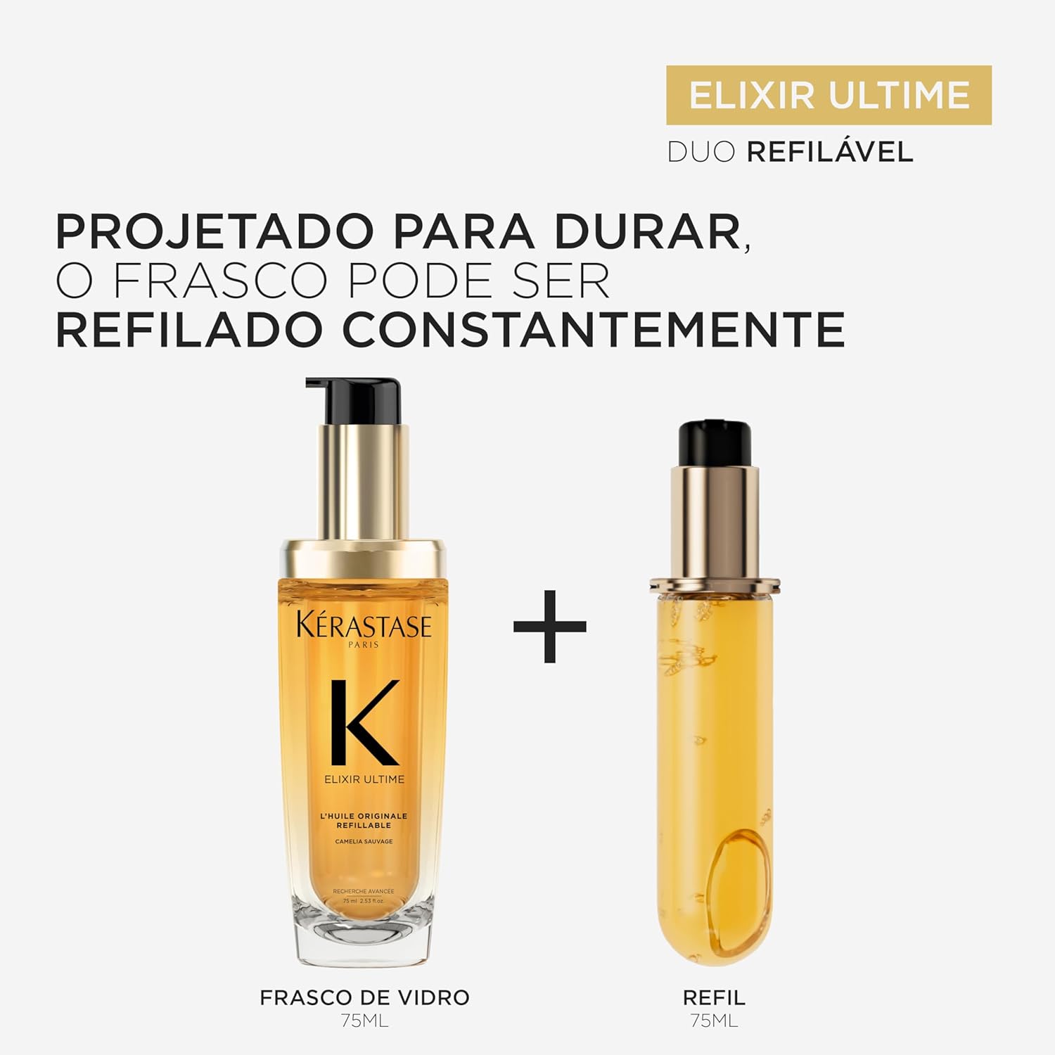 Kérastase Elixir Ultime L'Huile Originale, Óleo Capilar Nutrição Profunda, 75ml - Image 11