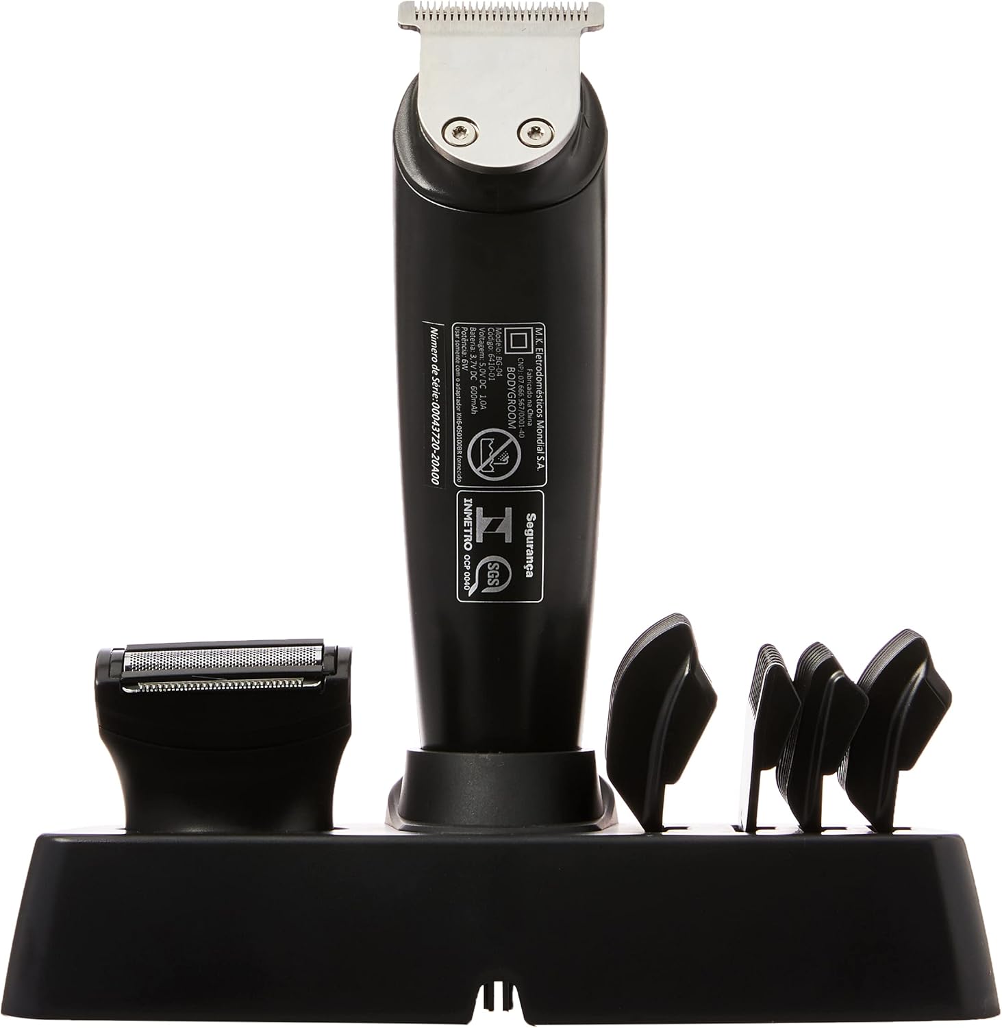 Aparador de Pelos Super Groom 06, Mondial, Preto/Verde, 6W, Bivolt - BG-04 - Image 5