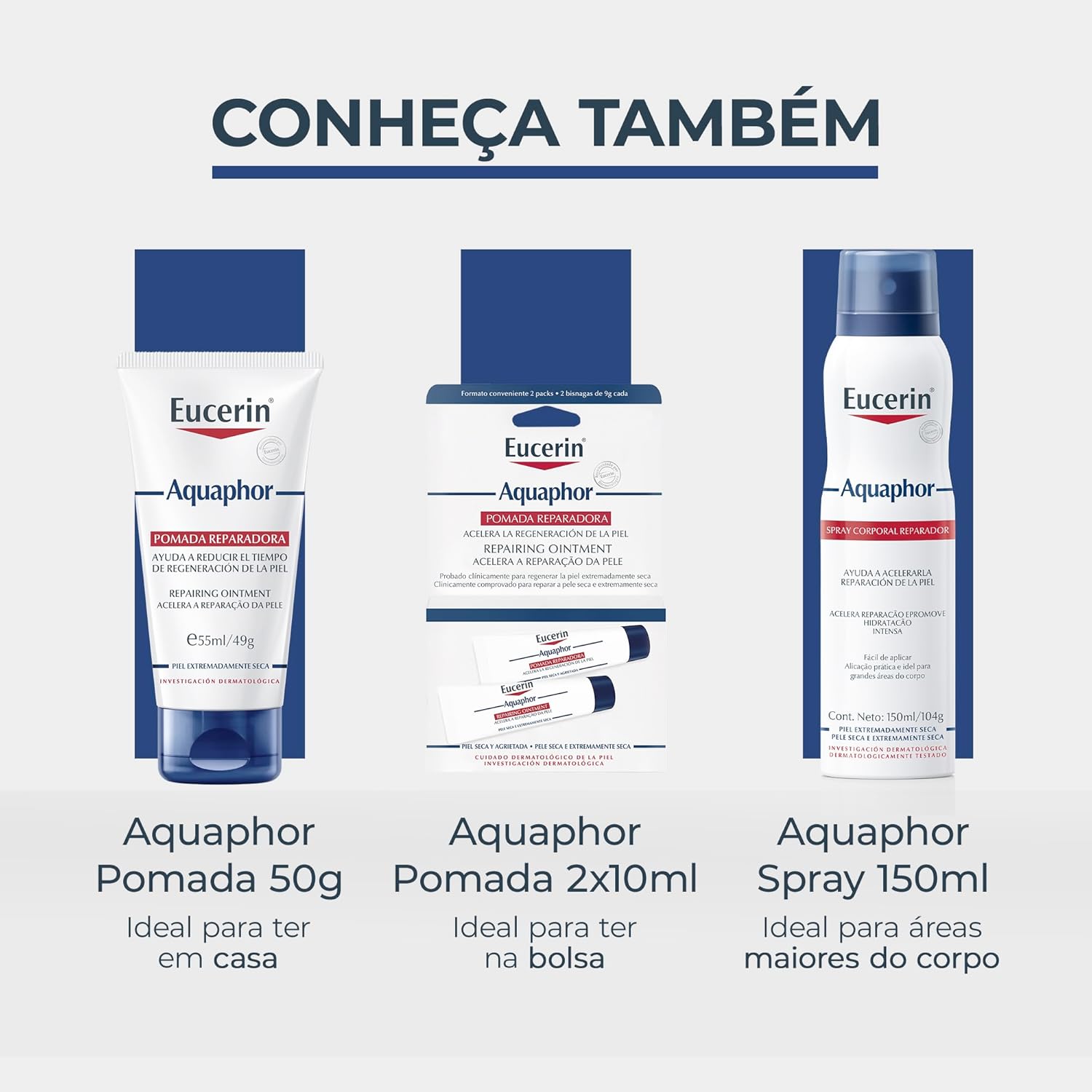 EUCERIN Aquaphor Reparador Labial 10ml - Repara e protege os lábios ressecados - Image 8