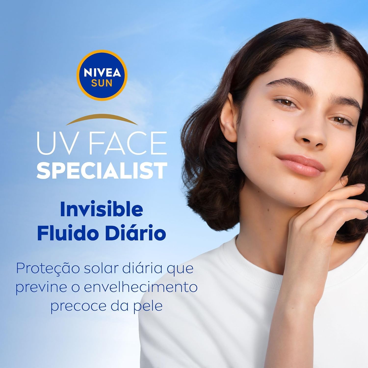 NIVEA SUN Protetor Solar Facial Fluido UV Face Specialist Invisible FPS 70 40ml - Image 3