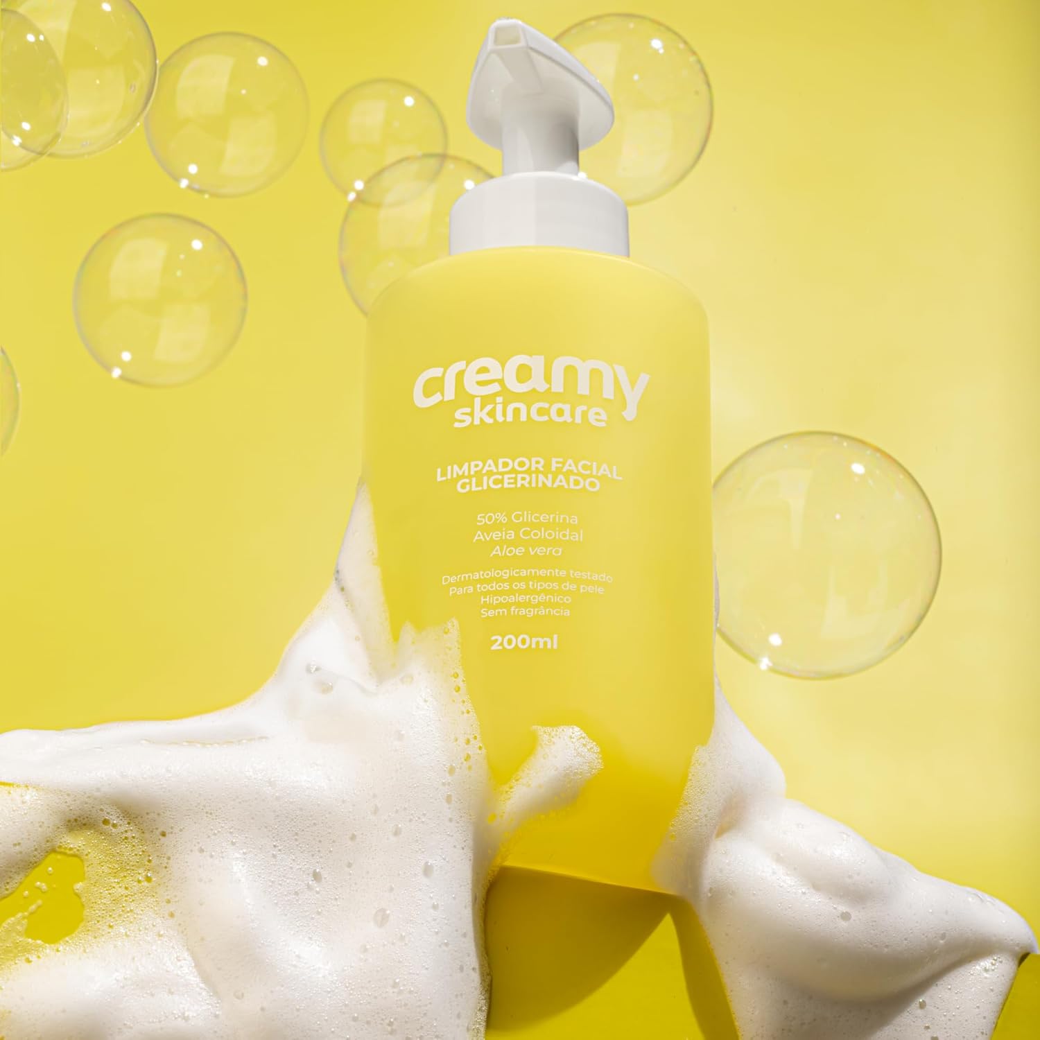 Creamy Skincare Limpador Facial Glicerinado 200ml - Image 4