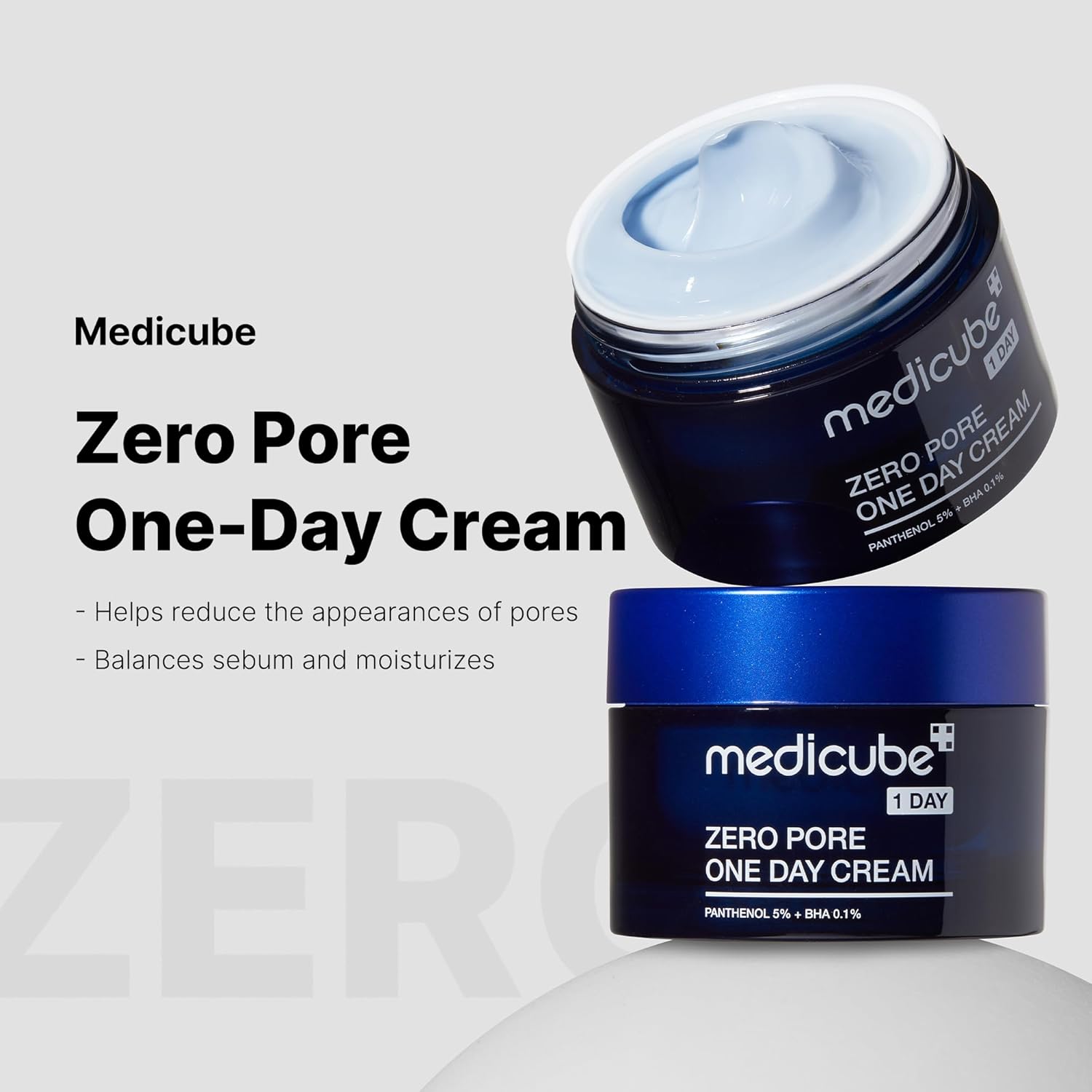 medicube Medicube Zero Pore One-Day Cream 1,7 Fl.Oz - Image 2