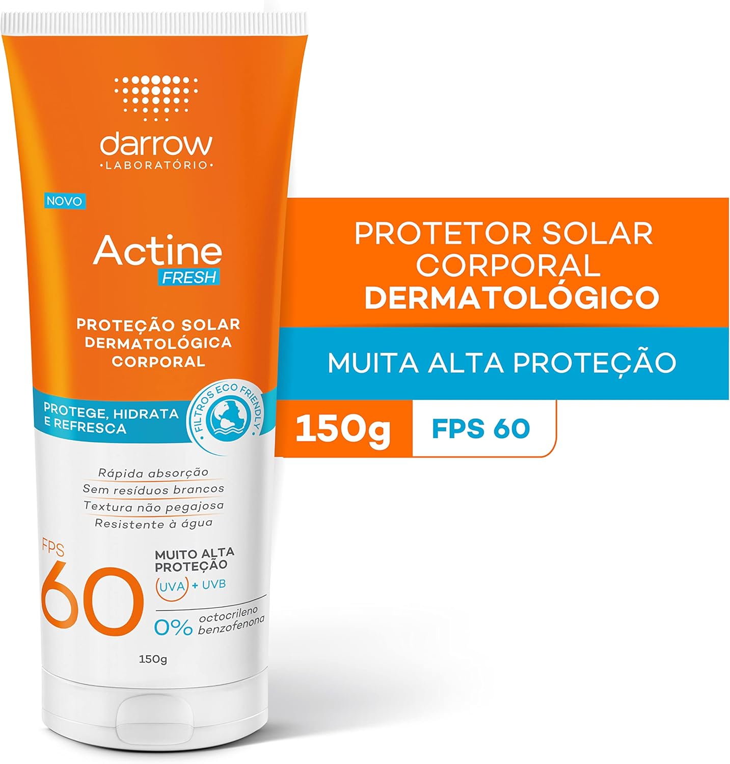 Darrow Protetor Solar Corporal Actine Fresh 60 Fps 150G - - Image 2