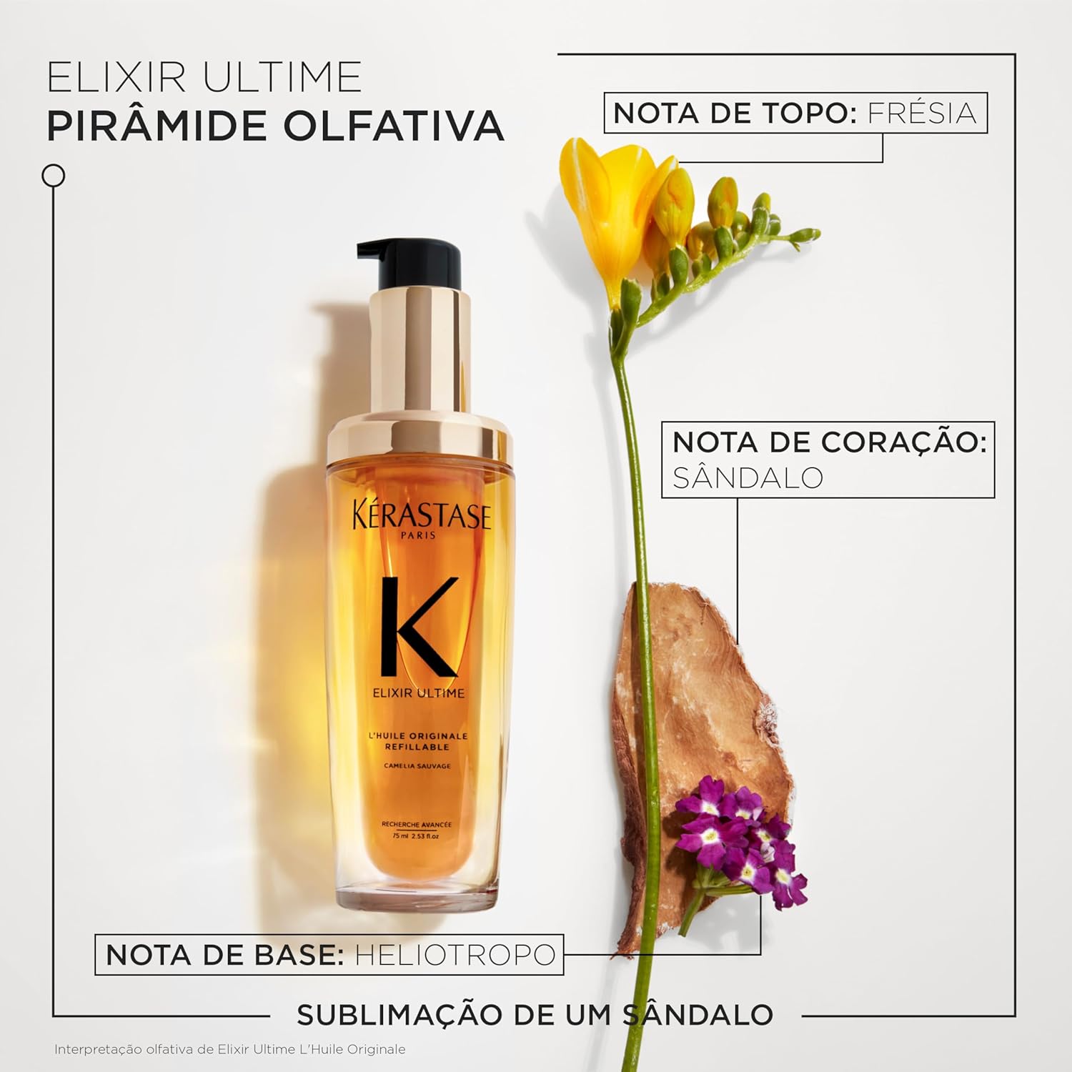 Kérastase Elixir Ultime L'Huile Originale, Óleo Capilar Nutrição Profunda, 75ml - Image 7