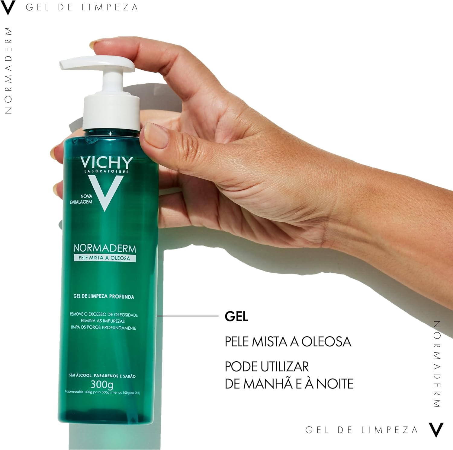 Vichy Normaderm Gel de Limpeza Profunda, com Ácido Glicólico e Salicílico, 300g - Image 7