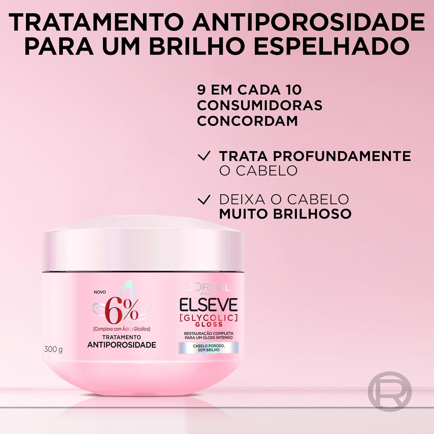 Kit Glycolic Gloss Shampoo+Condicionador+Acidificante+Creme de Tratamento+Sérum - Image 6