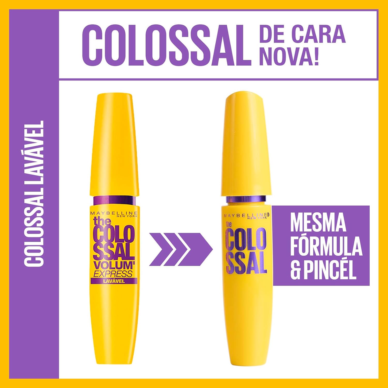Maybelline NY The Colossal Volum' Express, Máscara de Cílios Lavável 9,2ml - Image 12
