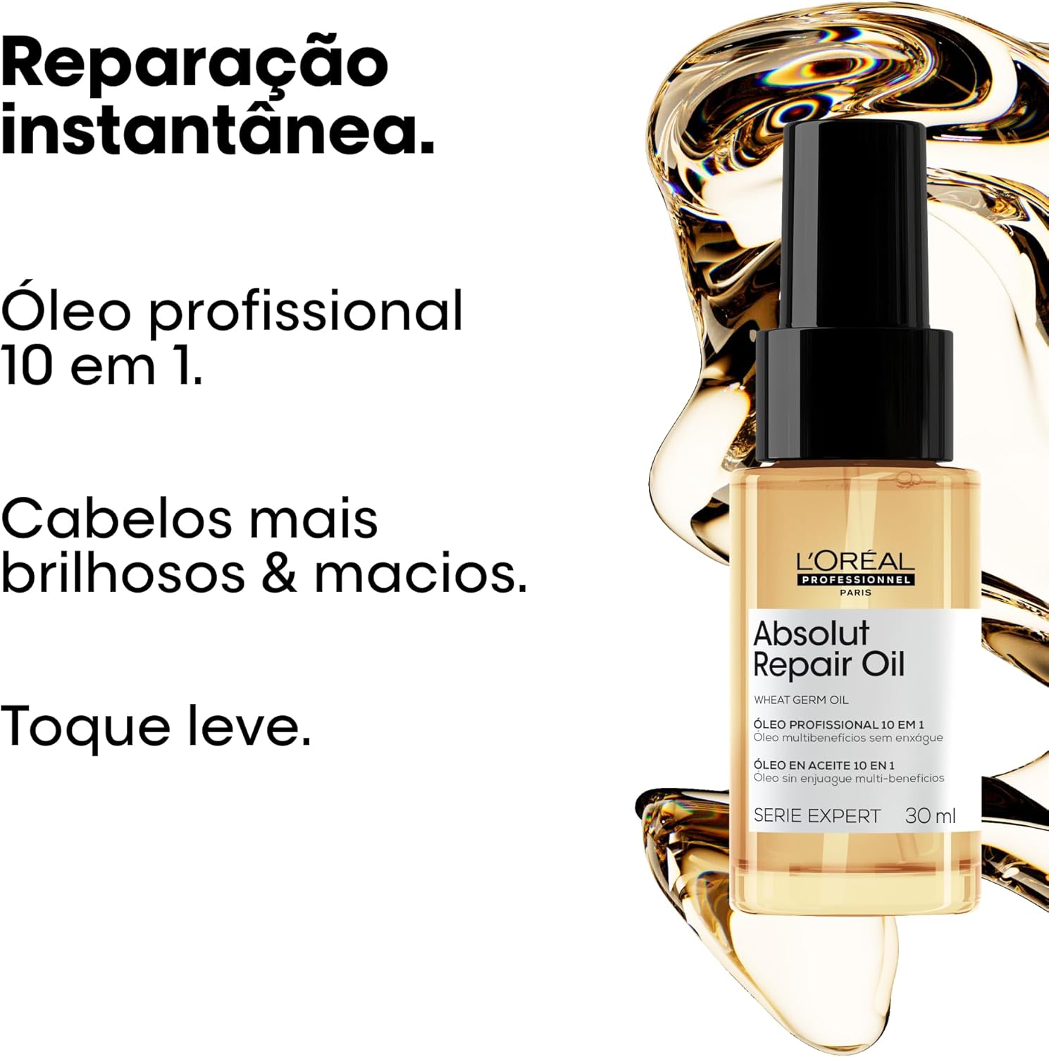 L'Oréal Professionnel Óleo 10 em 1 Absolut Repair | Multi-benefícios para cabelos secos e danificados - Image 3