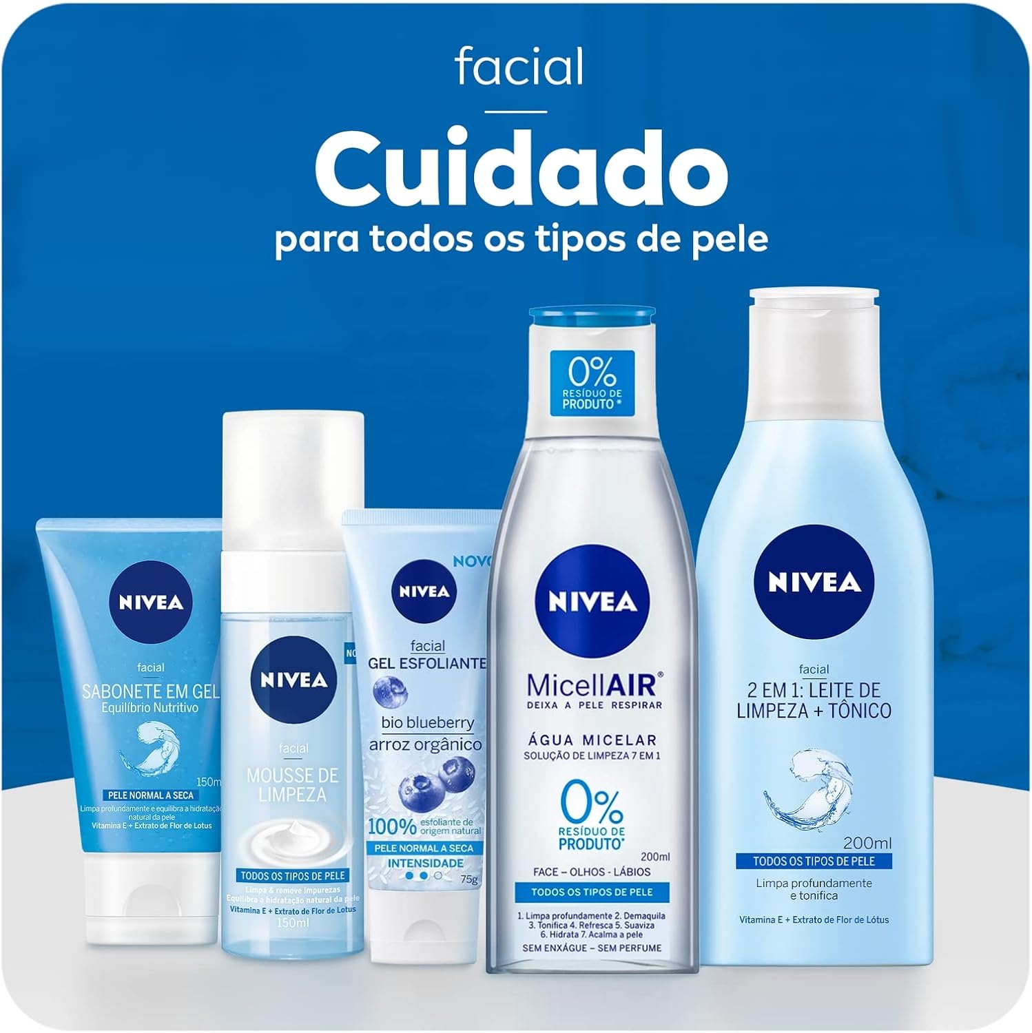 NIVEA Gel Esfoliante Facial Refrescante 75ml - Image 8