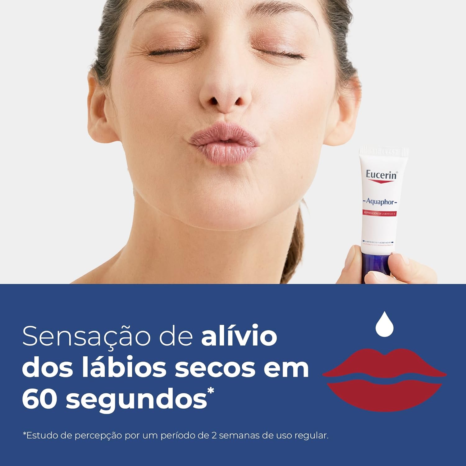 EUCERIN Aquaphor Reparador Labial 10ml - Repara e protege os lábios ressecados - Image 2