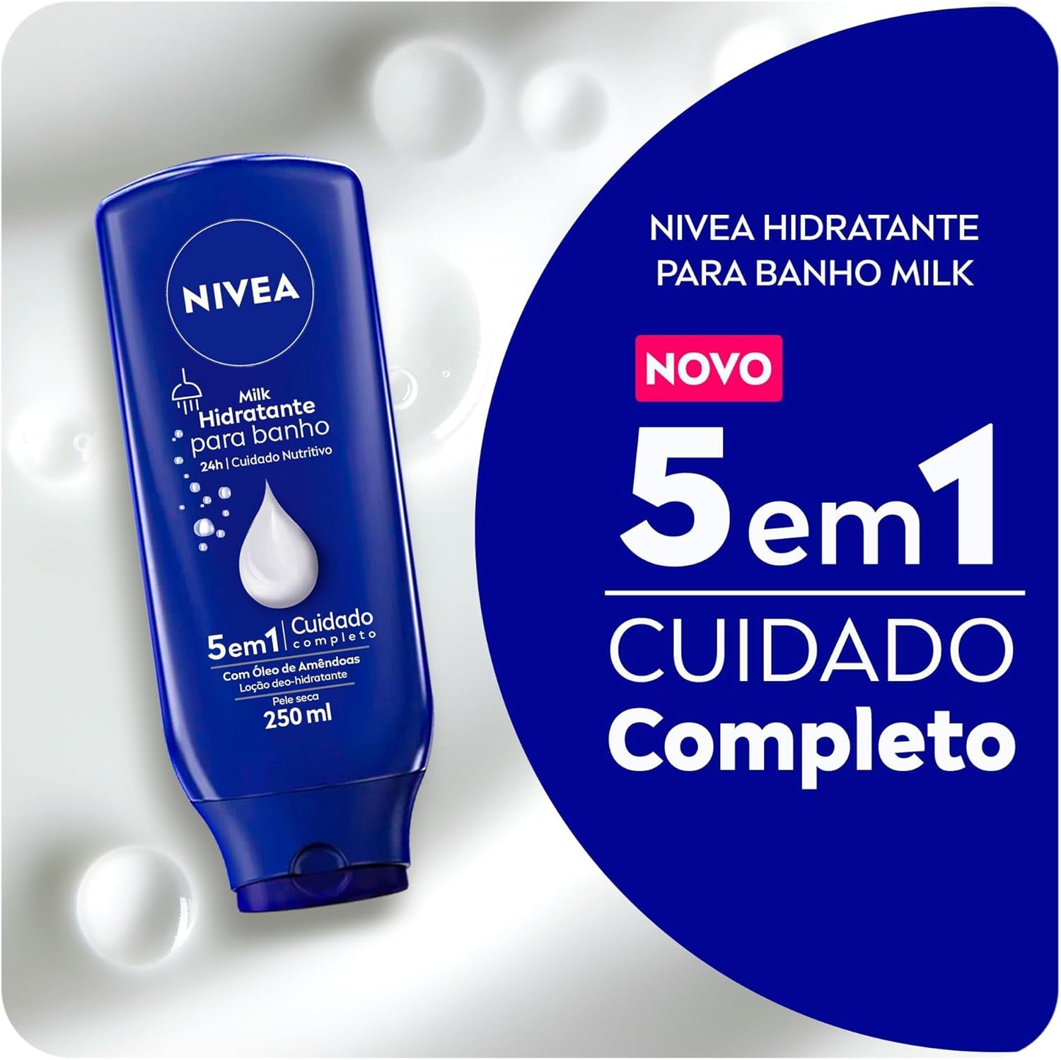 NIVEA Hidratante para Banho Milk 250ml - Image 11