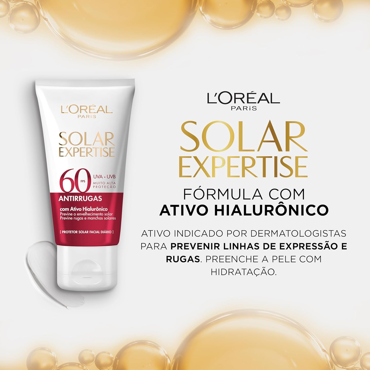 Protetor Solar Facial L'Oréal Paris Solar Expertise Antirrugas Fps 60 40G - Image 3
