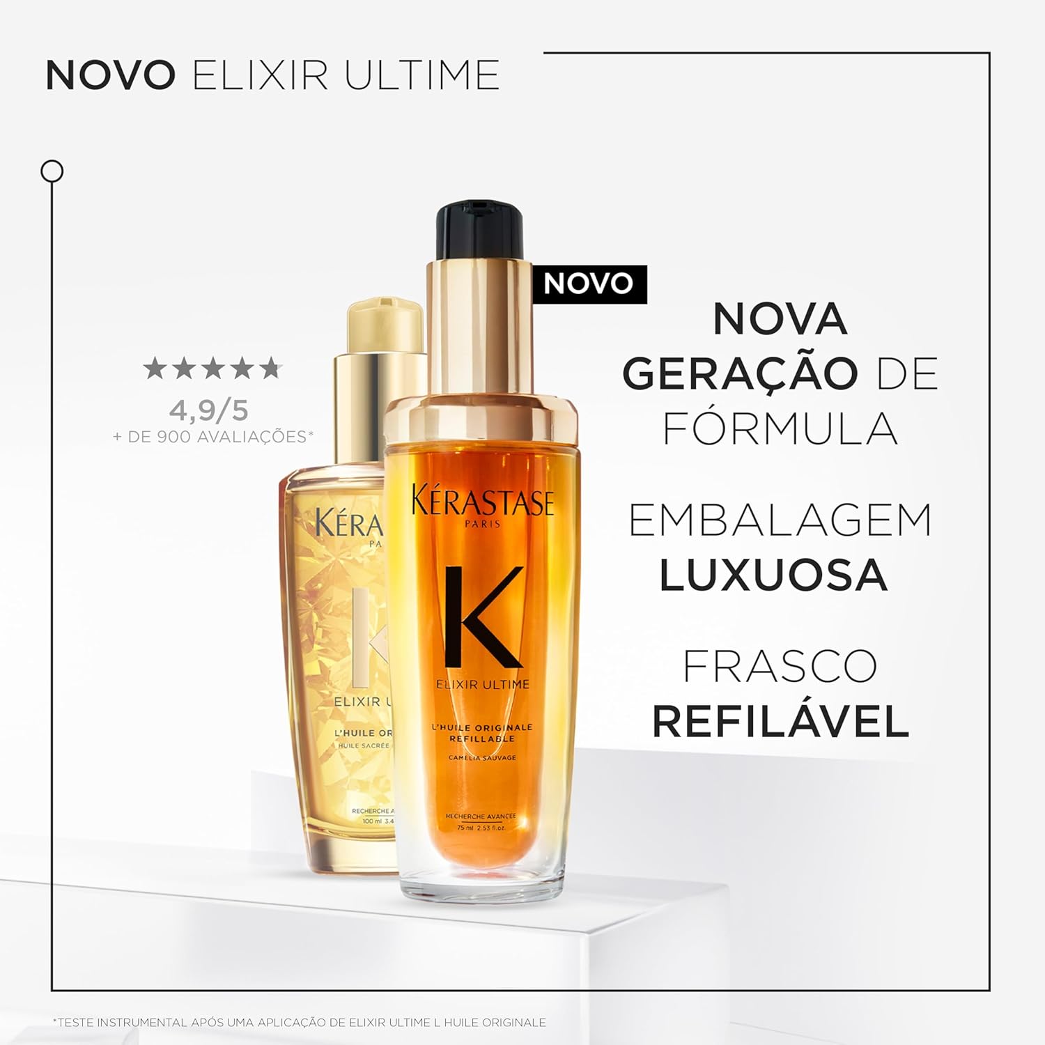 Kérastase Elixir Ultime L'Huile Originale, Óleo Capilar Nutrição Profunda, 75ml - Image 12
