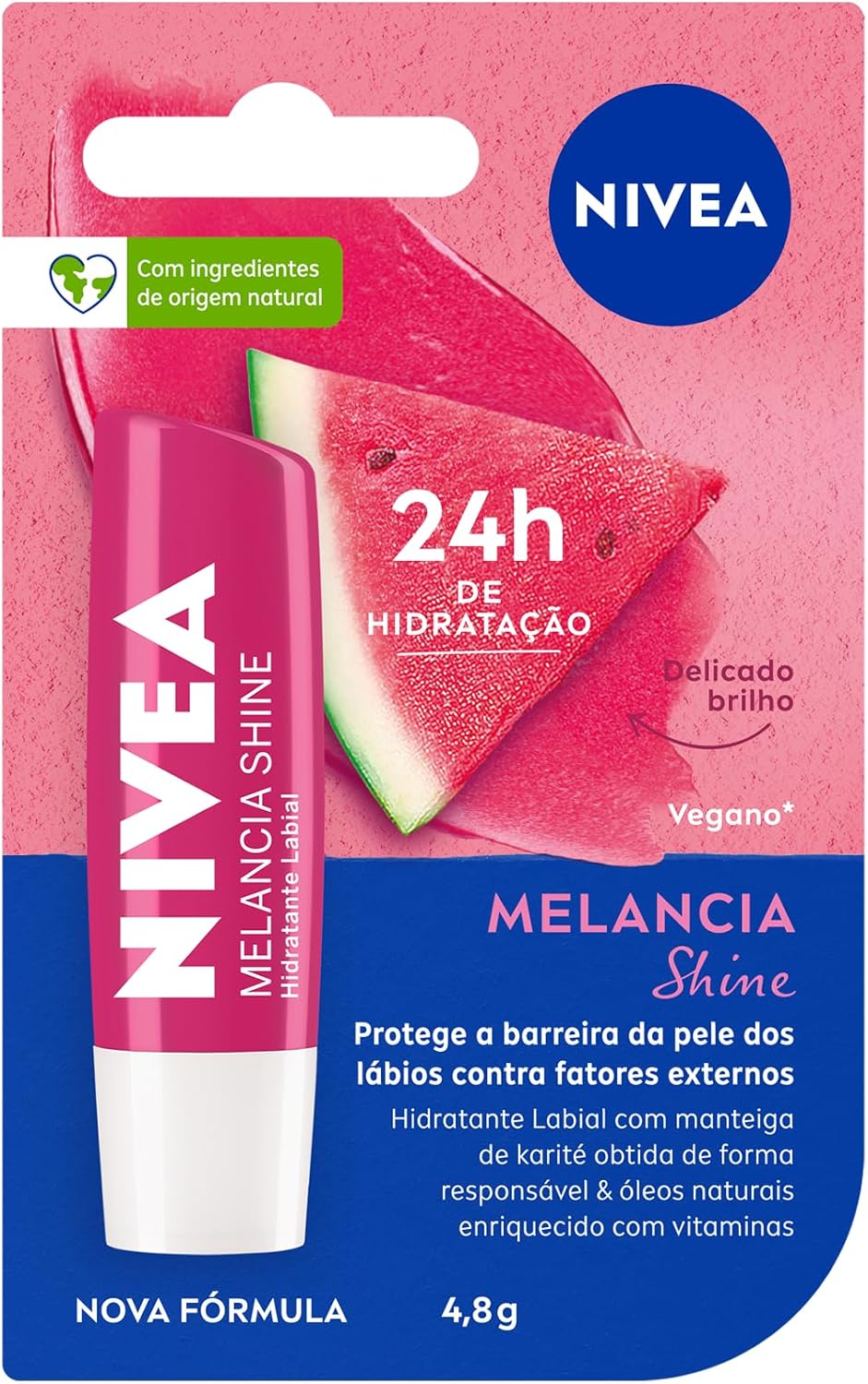 NIVEA Hidratante Labial Amora Shine 4,8 g - Image 10