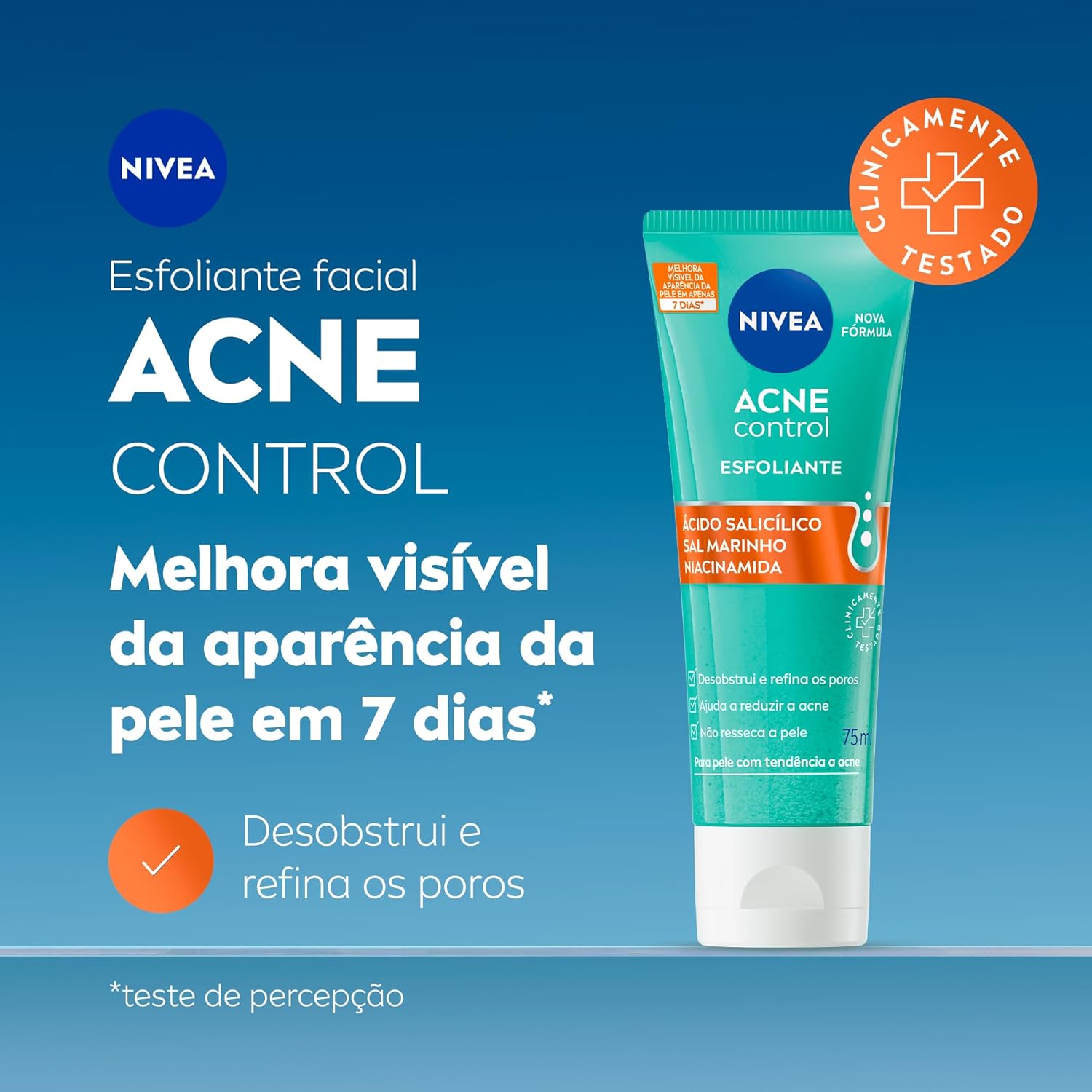 NIVEA Esfoliante Facial Acne Control 75ml - Image 2