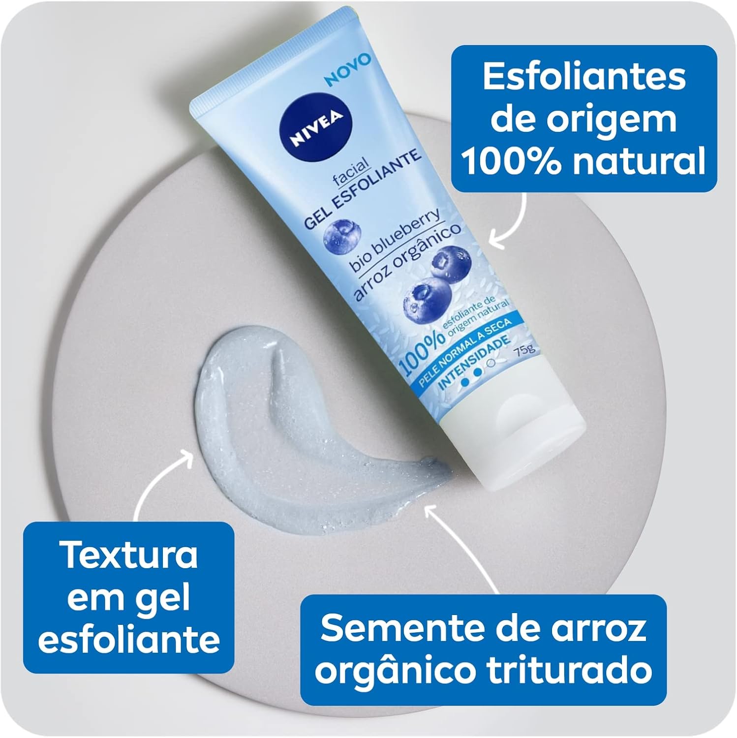 NIVEA Gel Esfoliante Facial Refrescante 75ml - Image 4