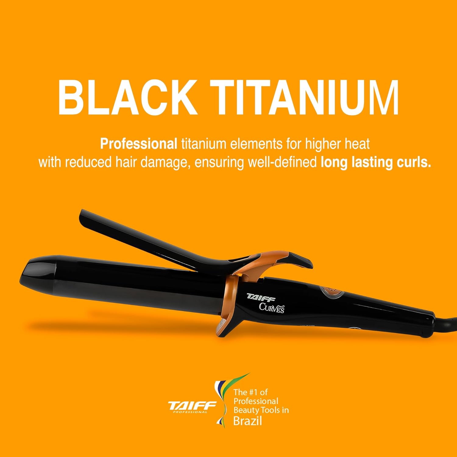 Modelador 1 1/4 Curves, Taiff, Bivolt, Preto, Modelador Curves 1 1/4" - Image 4