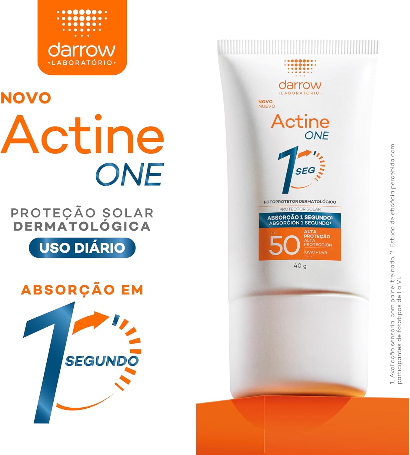Darrow Actine One Protetor Solar Facial FPS50, 40g - Image 4