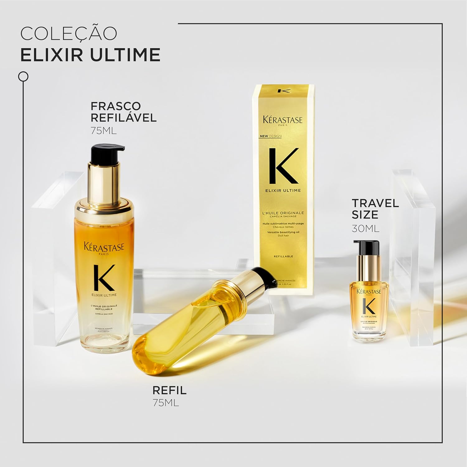 Kérastase Elixir Ultime L'Huile Originale, Óleo Capilar Nutrição Profunda, 75ml - Image 15