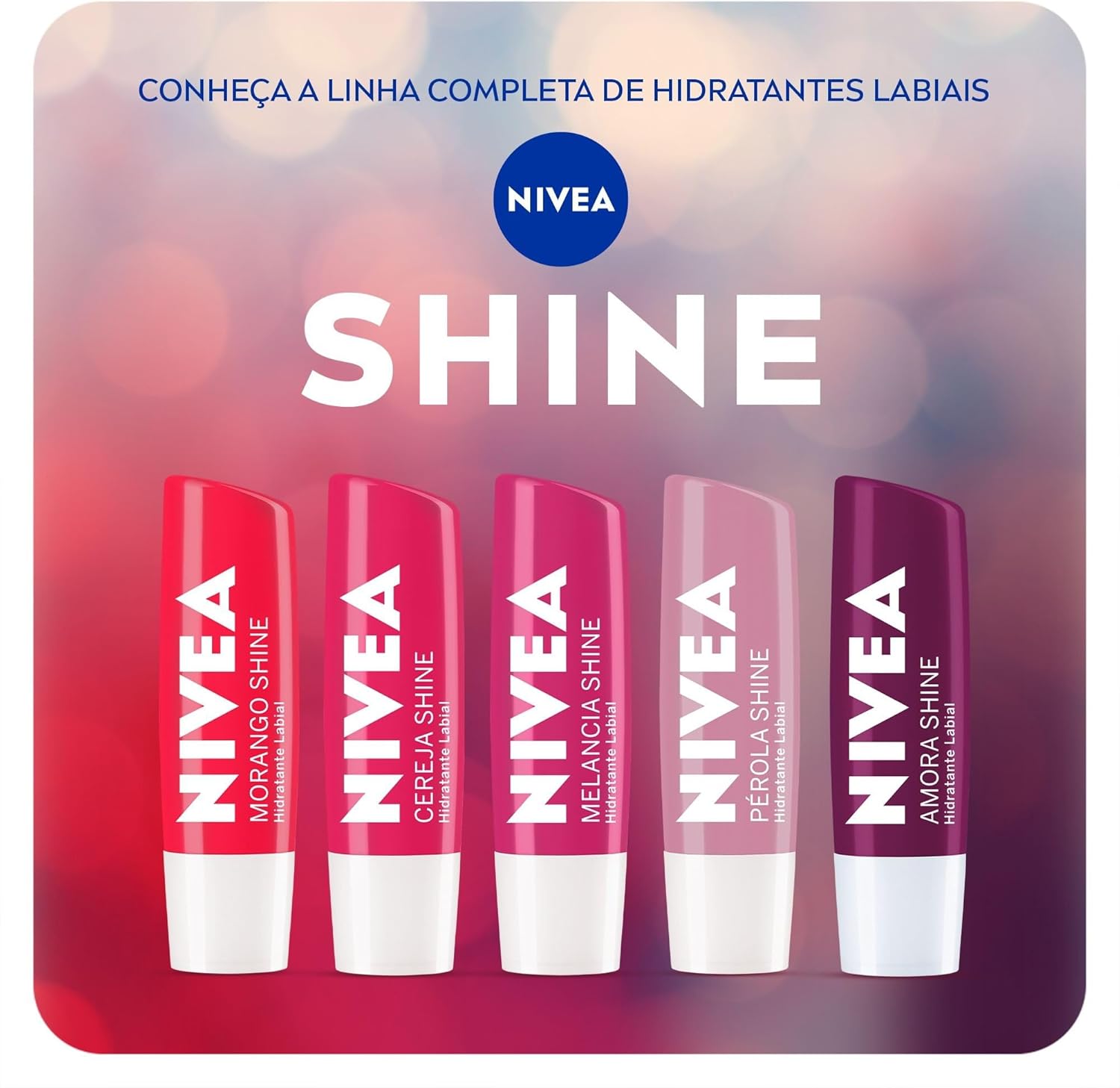 NIVEA Hidratante Labial Cereja Shine 4,8g - Image 7