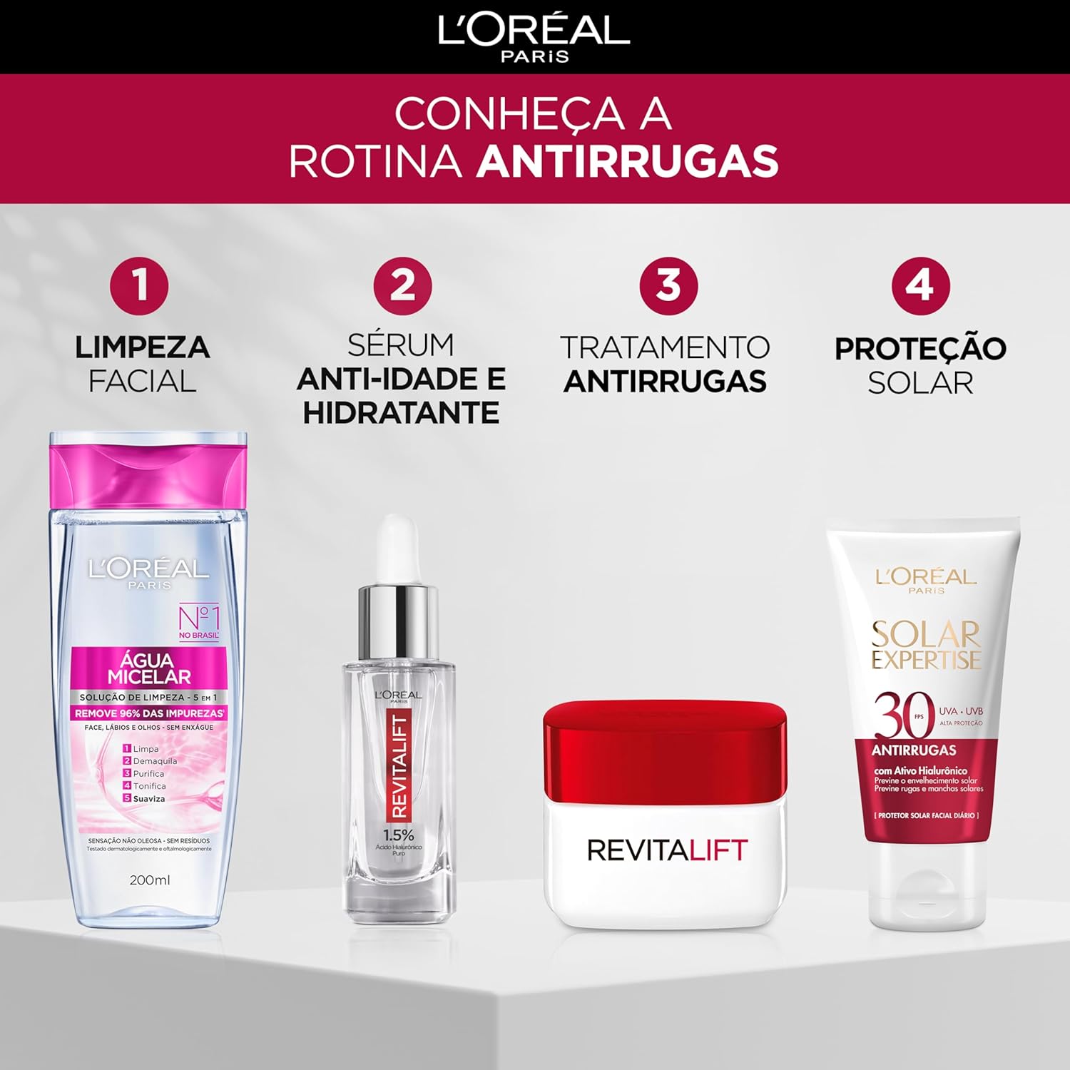 Protetor Solar Facial L'Oréal Paris Solar Expertise Antirrugas Fps 60 40G - Image 6