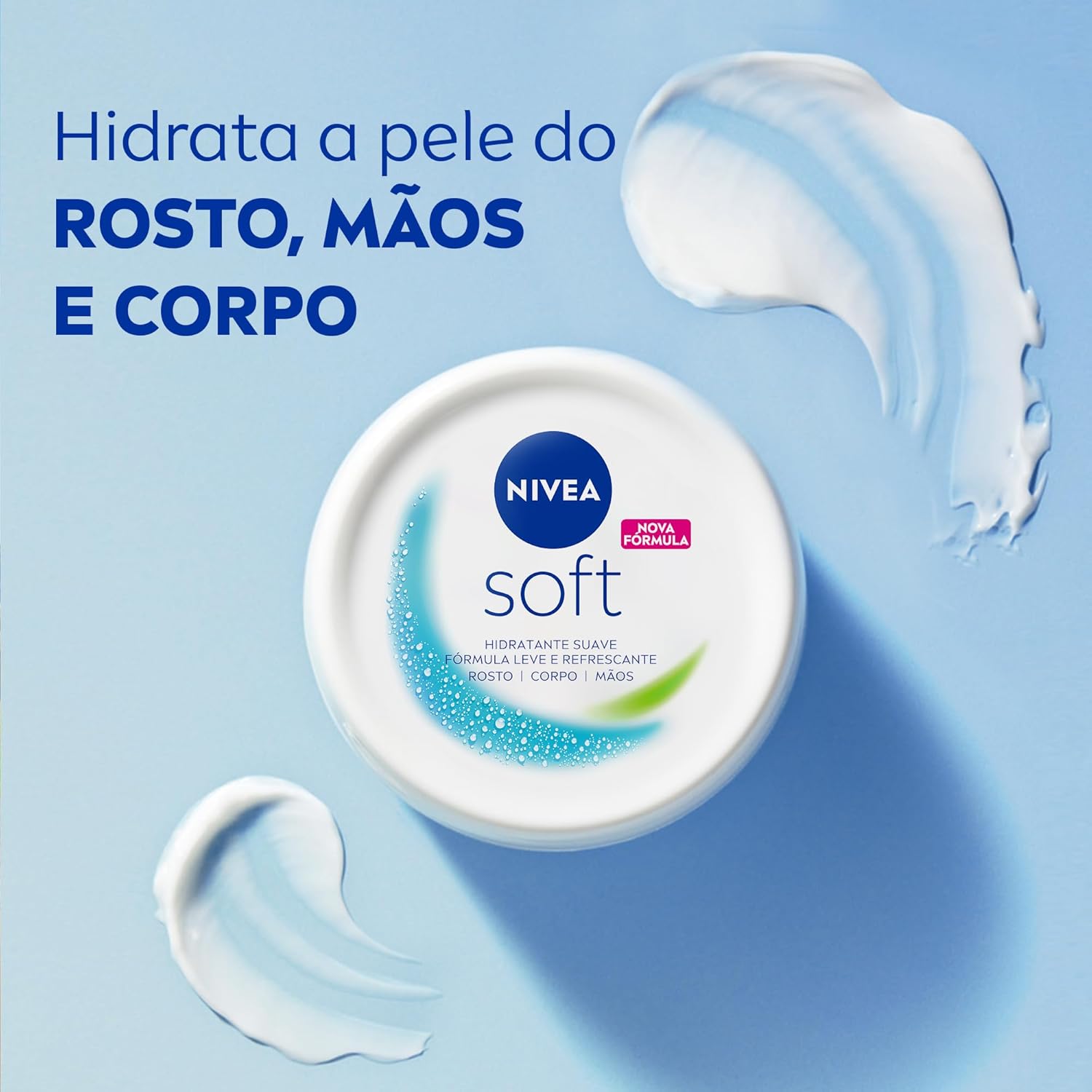 NIVEA Creme Soft 97g - Hidratação suave para rosto, mãos e corpo com fórmula leve e refrescante - Image 5