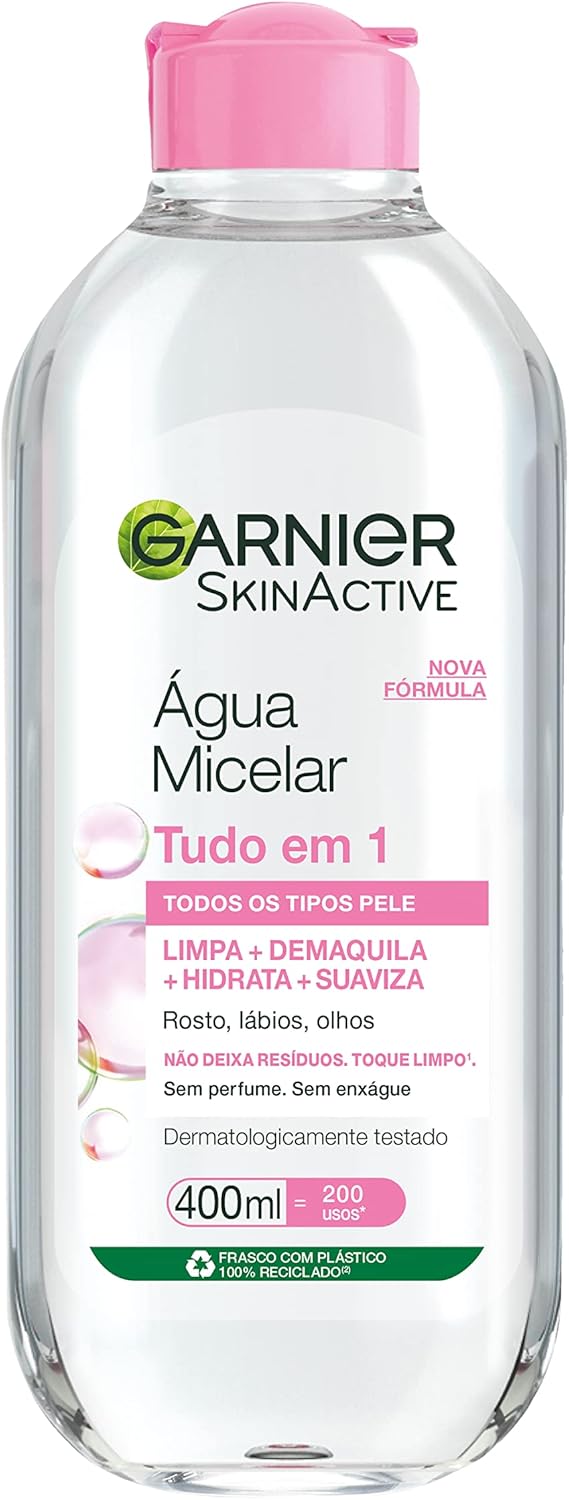 Garnier SkinActive Água Micelar de Limpeza Tudo em 1, 400ml
