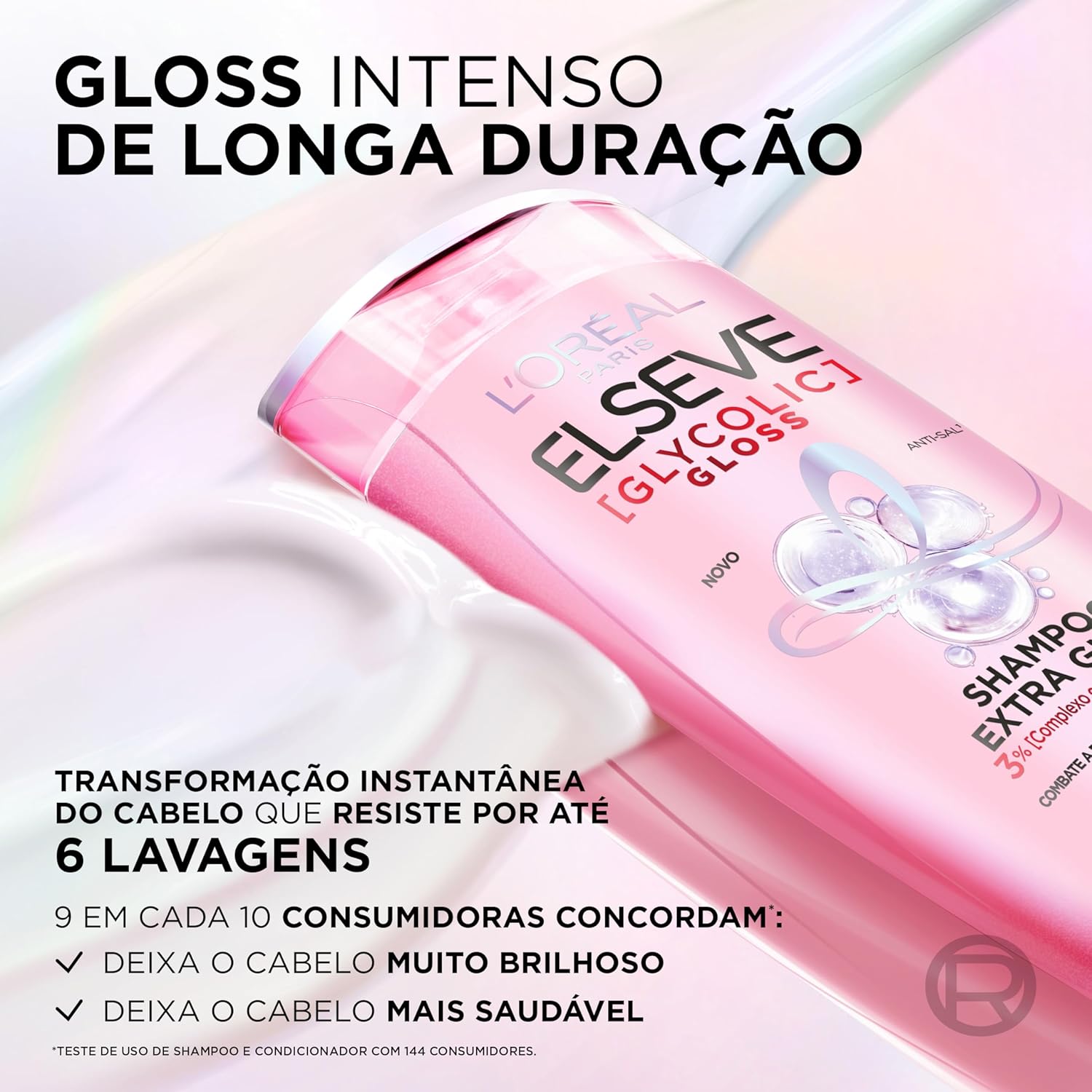 Kit Glycolic Gloss Shampoo+Condicionador+Acidificante+Creme de Tratamento+Sérum - Image 3