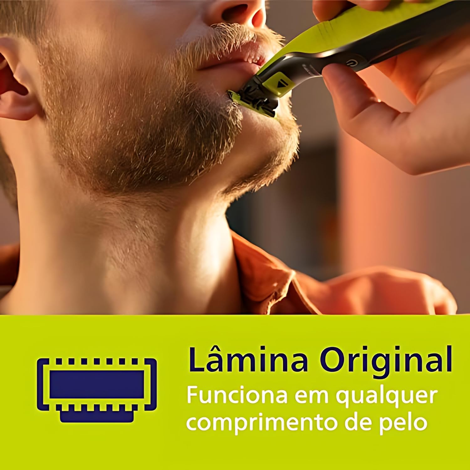 Aparador e raspador OneBlade com 3 pentes, à prova d’água, Bivolt - QP2724/10 Philips - Image 2