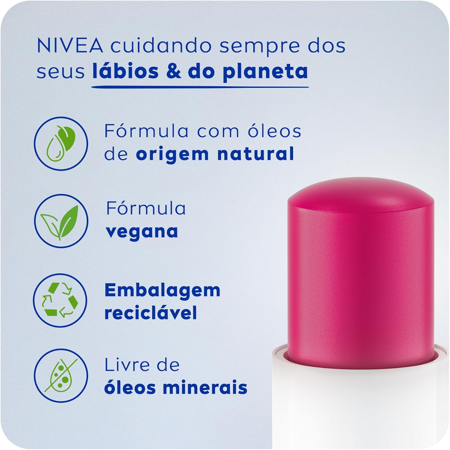 NIVEA Hidratante Labial Cereja Shine 4,8g - Image 8