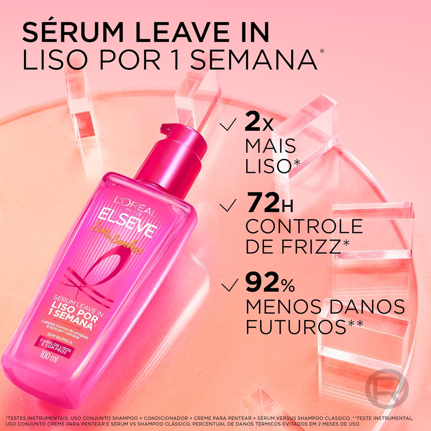 L'Oréal Paris Elseve Liso dos Sonhos Sérum Leave-in,100ml - Image 3