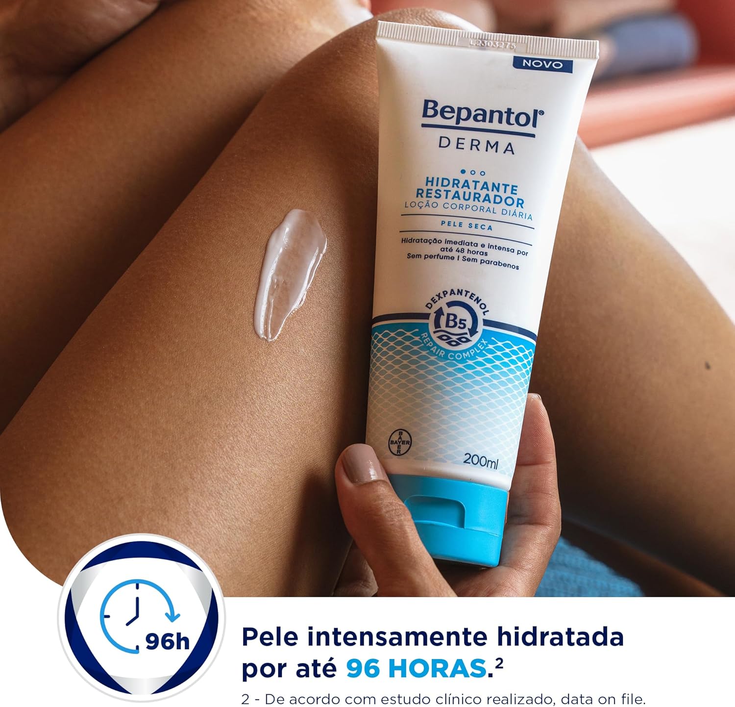 Bepantol Derma Hidratante Corporal, Restaurador para Pele Seca, 200ml - Image 5