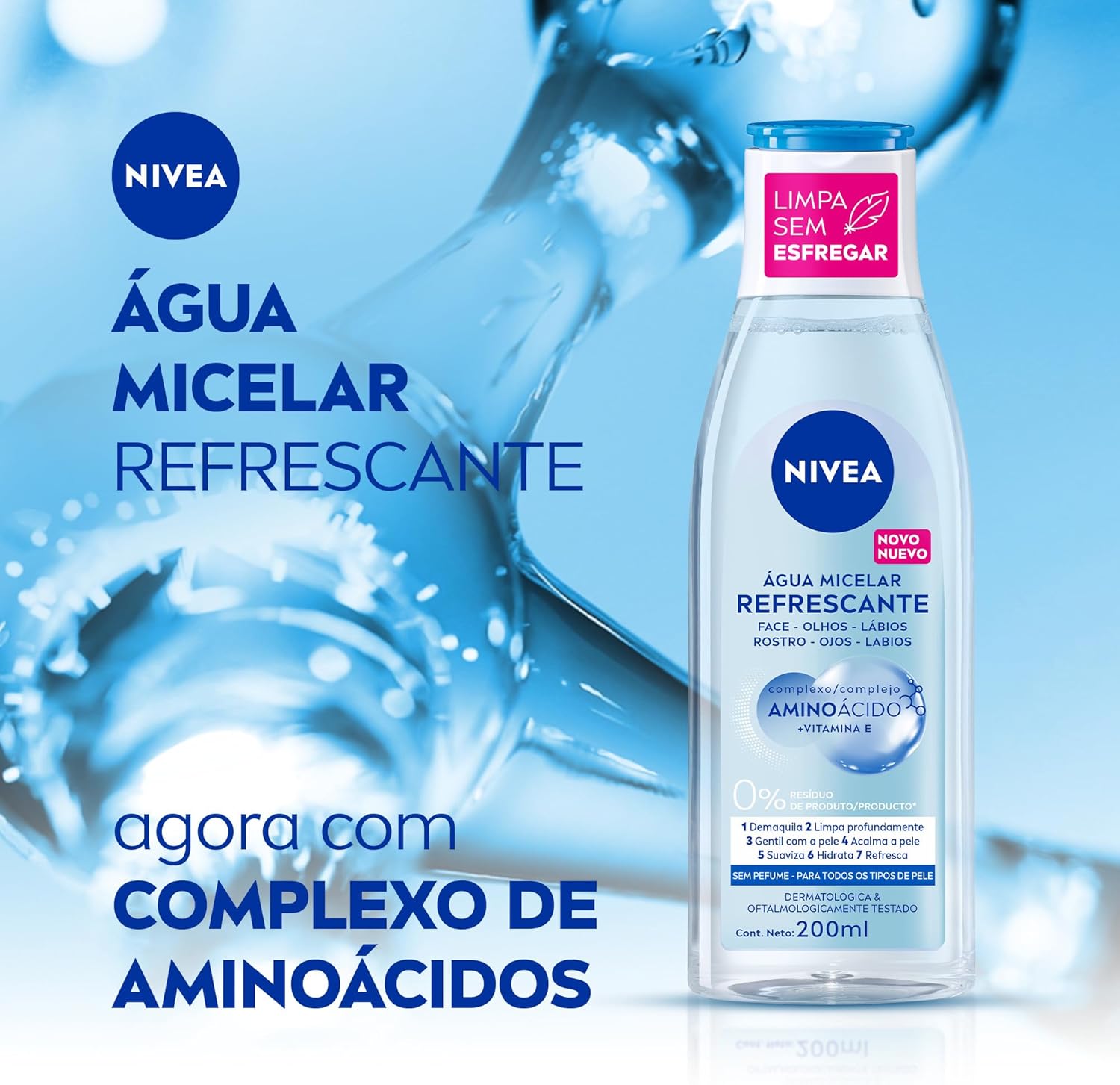 NIVEA Água Micelar Solução de Limpeza 7 em 1 200ml - Image 3