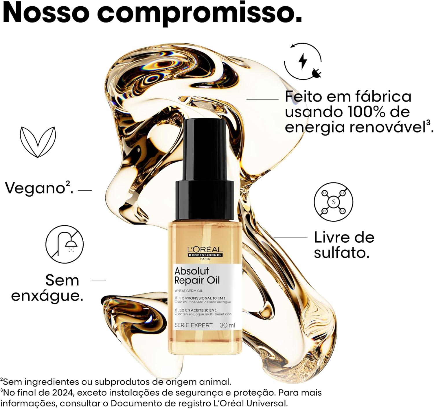 L'Oréal Professionnel Óleo 10 em 1 Absolut Repair | Multi-benefícios para cabelos secos e danificados - Image 2