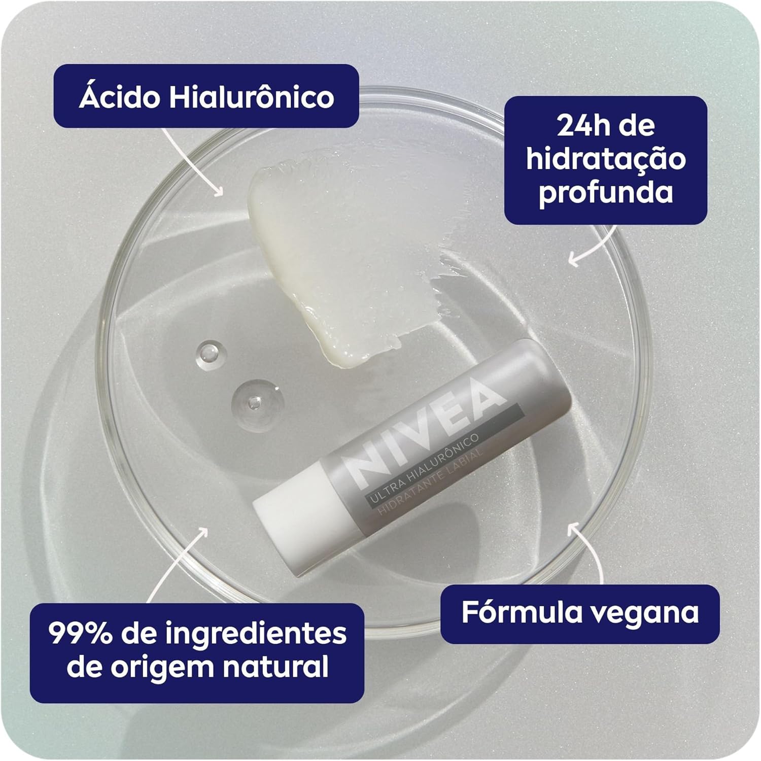 NIVEA Hidratante Labial Ultra Hialurônico 5,2g - Image 8
