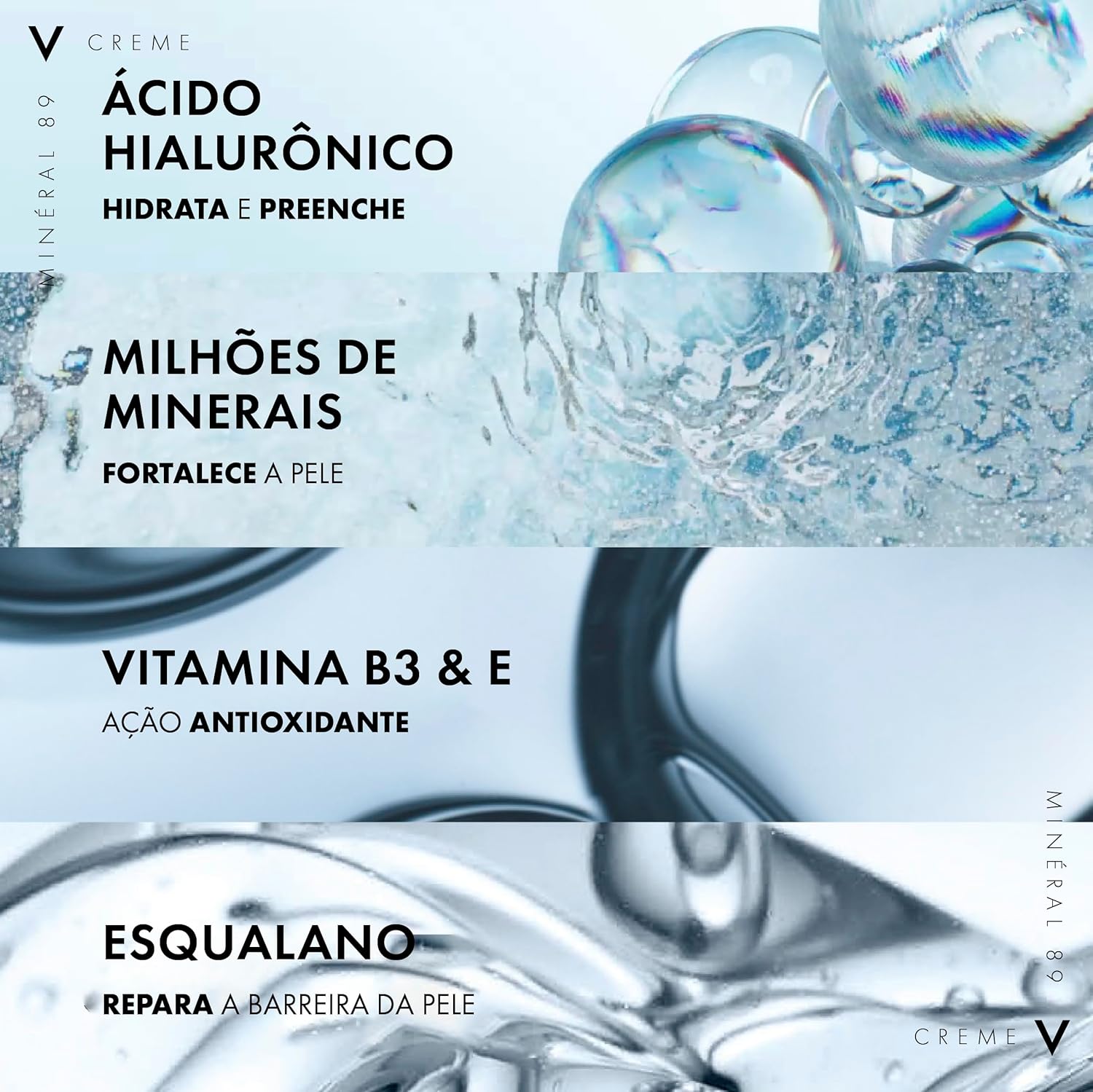 Vichy Minéral 89 Creme Hidratante Facial Fortalecedor e Reparador 40ml - Image 6