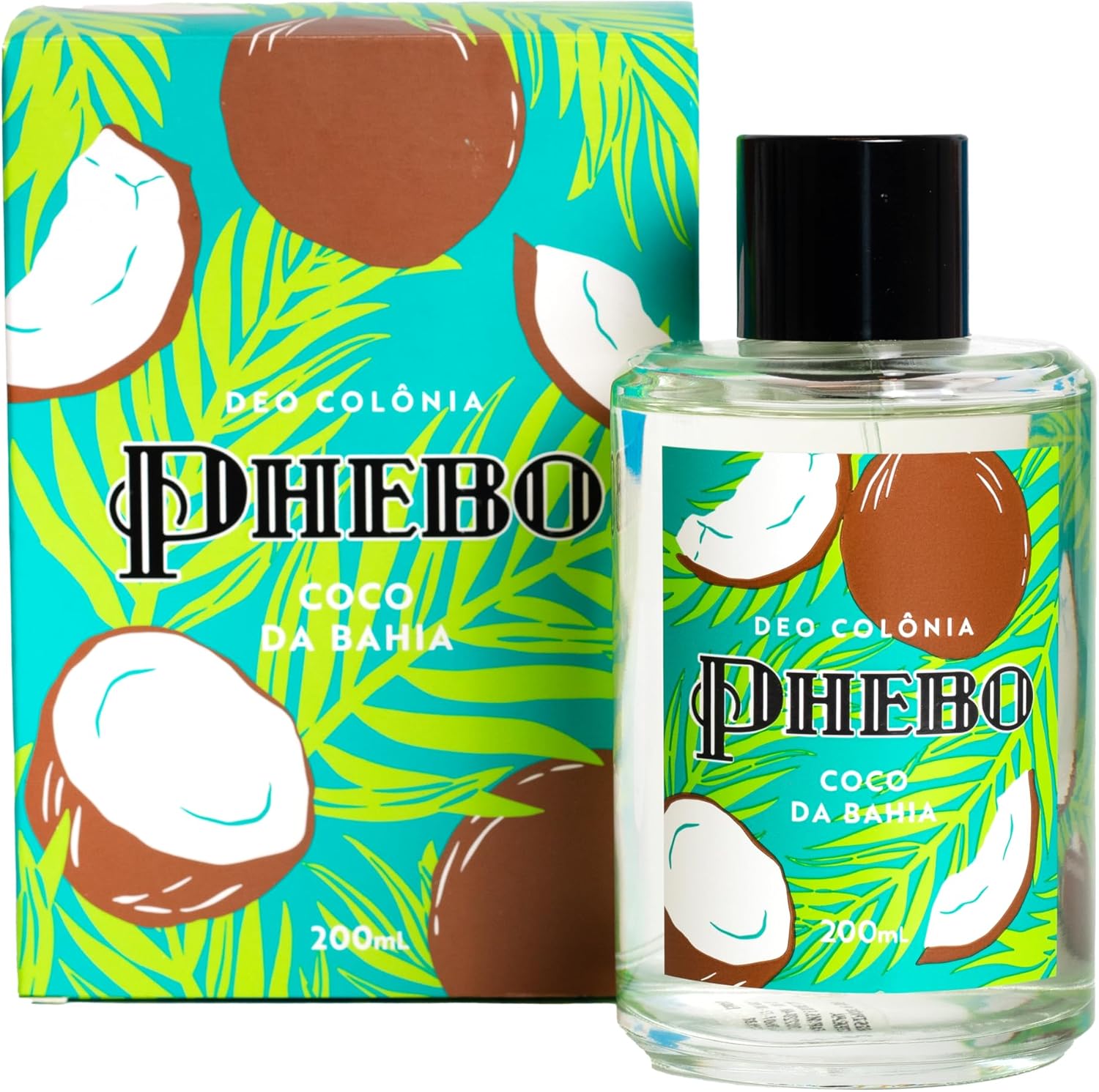 Phebo Deo Colônia, Coco da Bahia, 200ml - Image 4