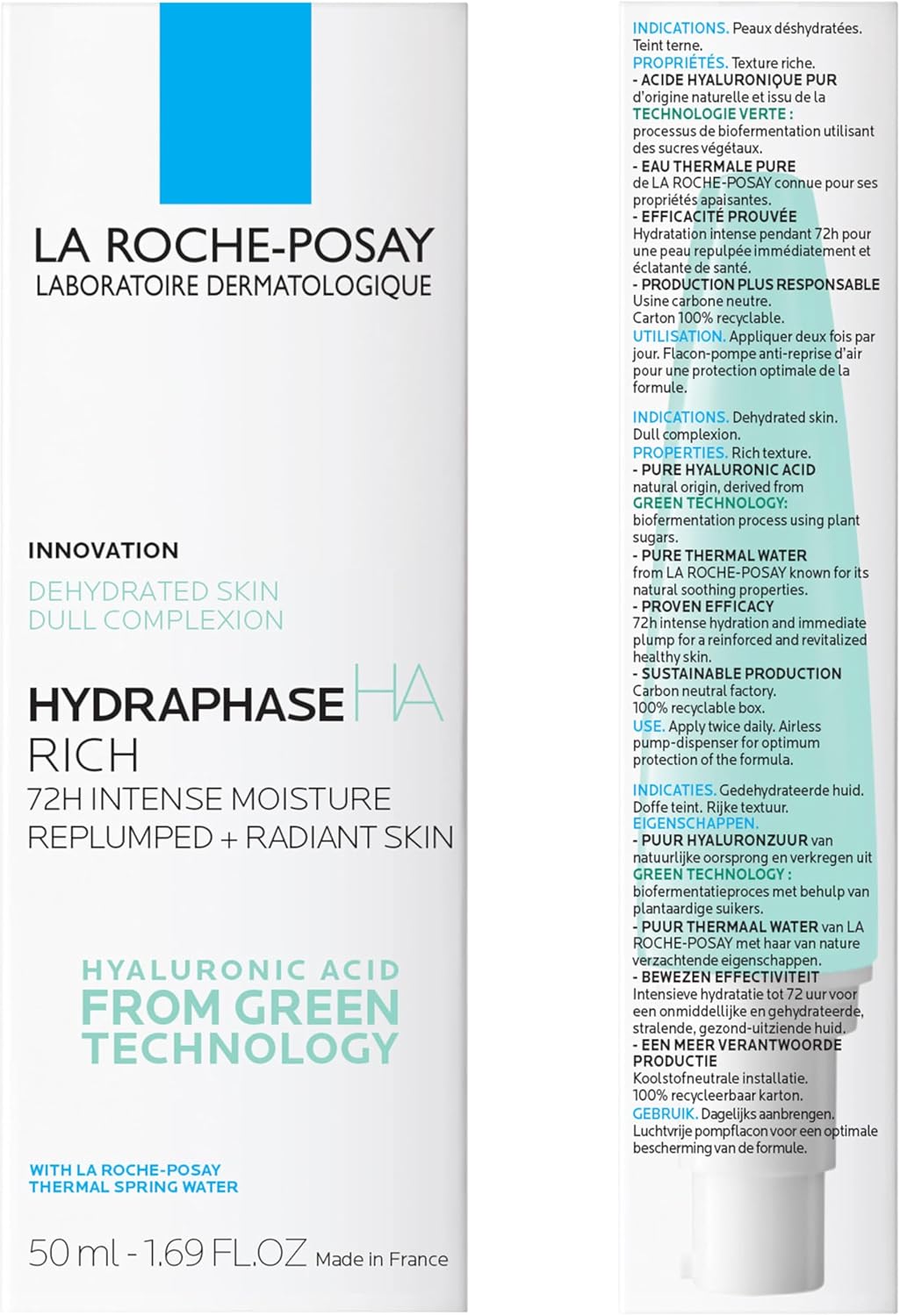 La Roche-Posay Hydraphase HA Rico Creme Hidratante 50ml - Image 7