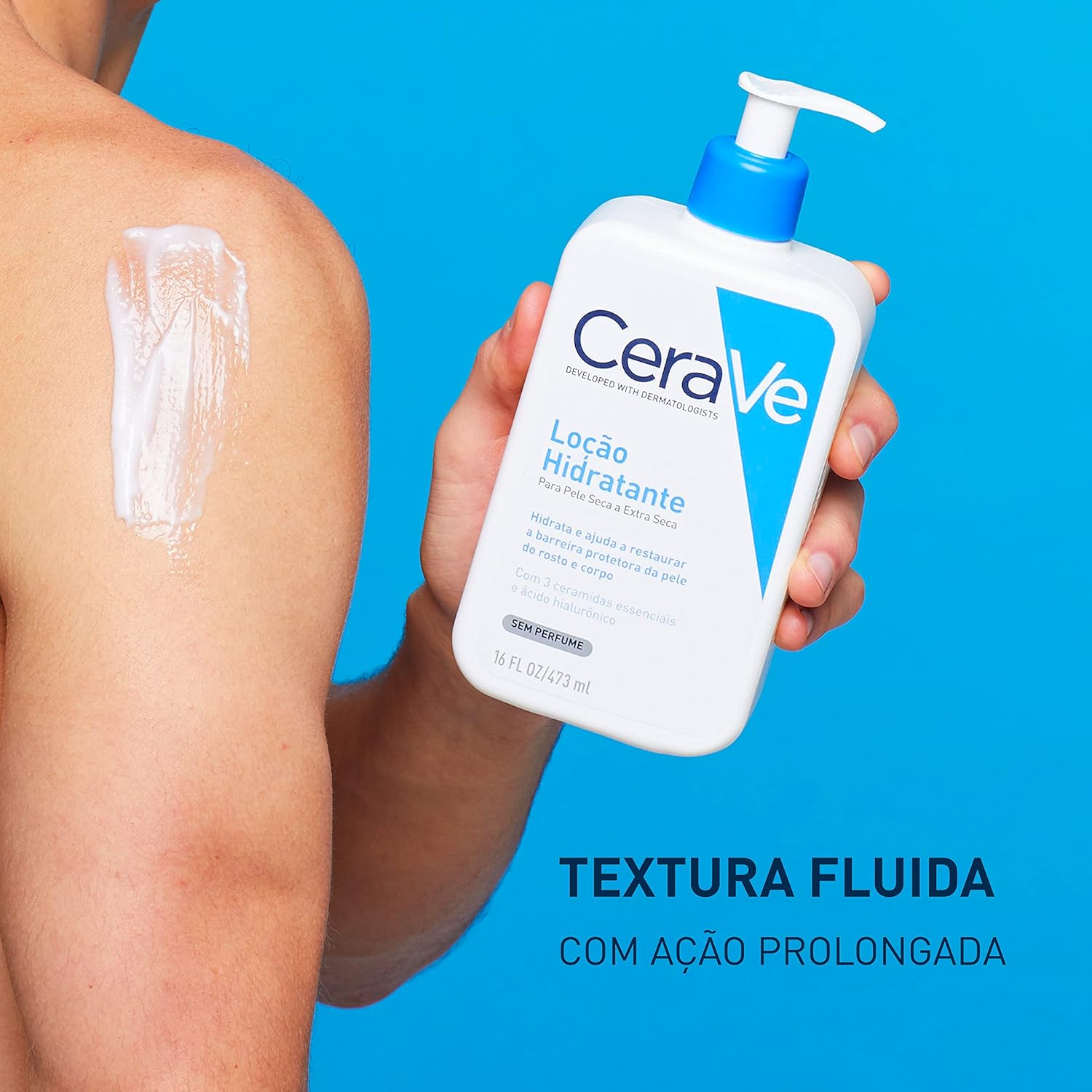 CeraVe, Loção Hidratante Corporal, com textura Fluida e Ácido Hialurônico 340g - Image 12
