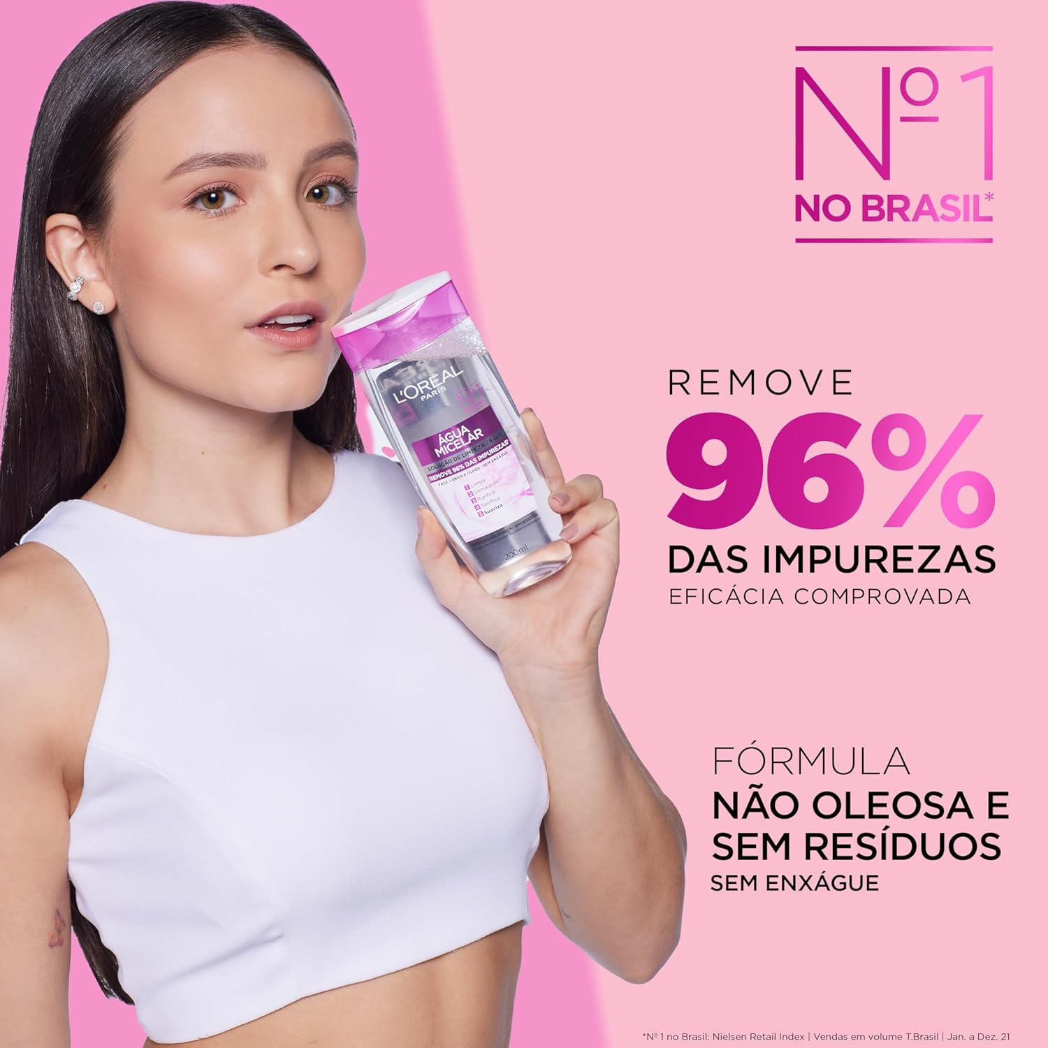 L'Oréal Paris Dermo Expertise Solução de Limpeza 5 em 1 - Água Micelar 400ml - Image 4