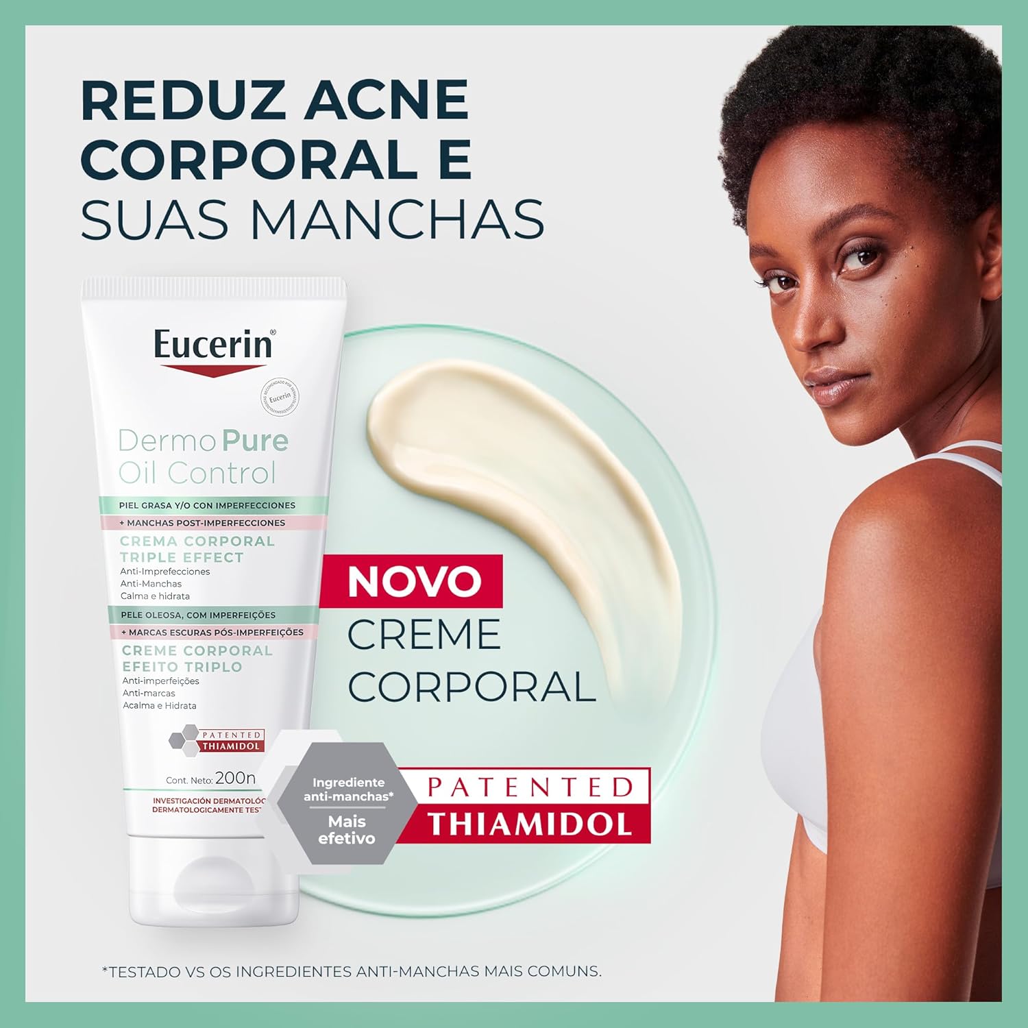 EUCERIN Creme Corporal AntiAcne Dermo Pure Efeito Triplo 200ml - Image 2