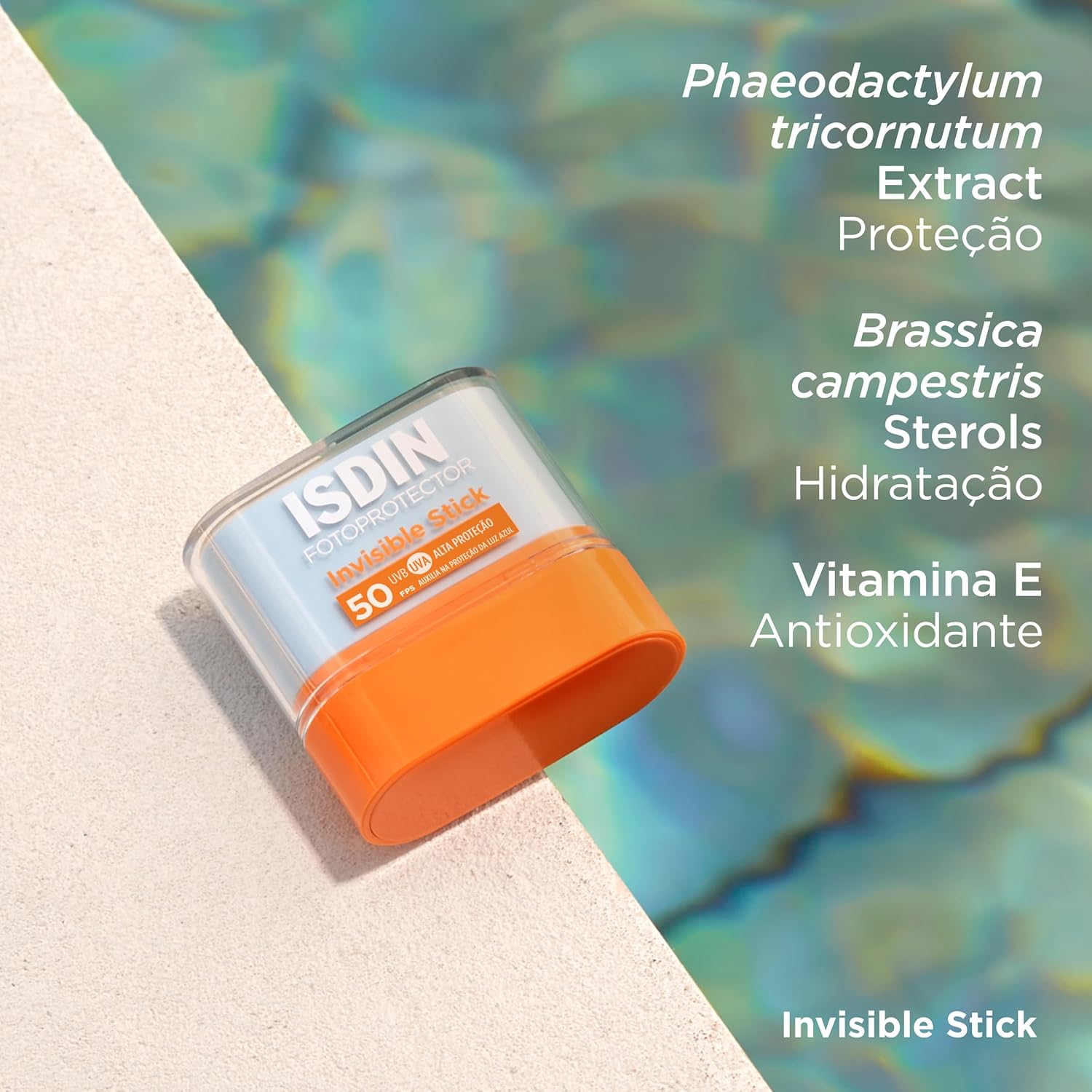 ISDIN Protetor Solar Facial em bastão Invisible Stick FPS 50-10G - Image 9