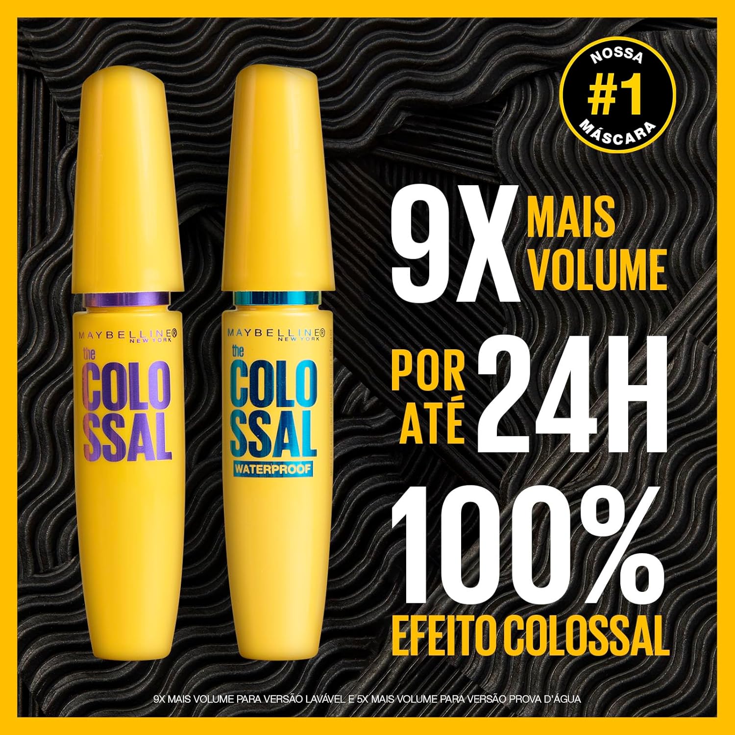 Maybelline NY The Colossal Volum' Express, Máscara de Cílios Lavável 9,2ml - Image 10