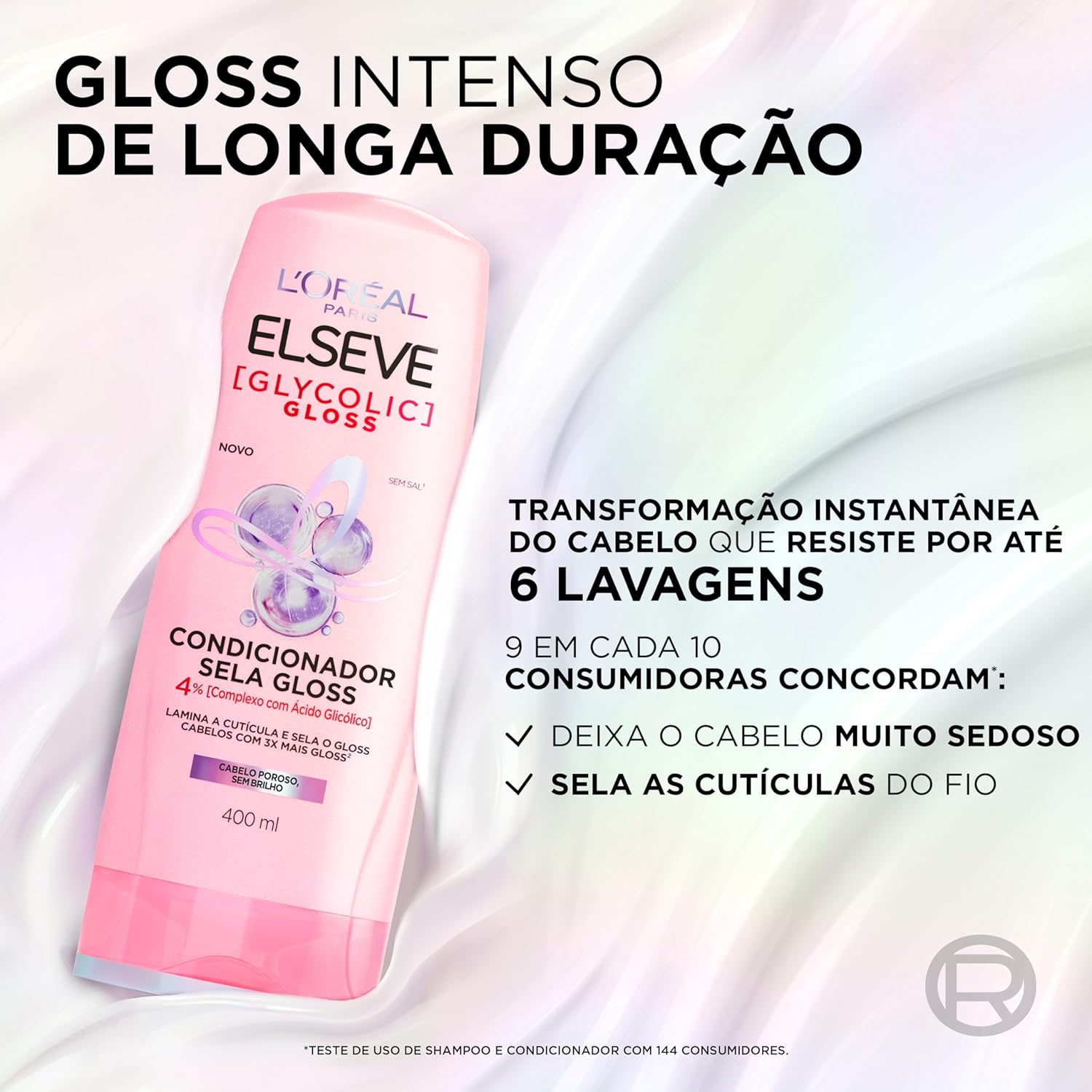 Kit Glycolic Gloss Shampoo+Condicionador+Acidificante+Creme de Tratamento+Sérum - Image 4