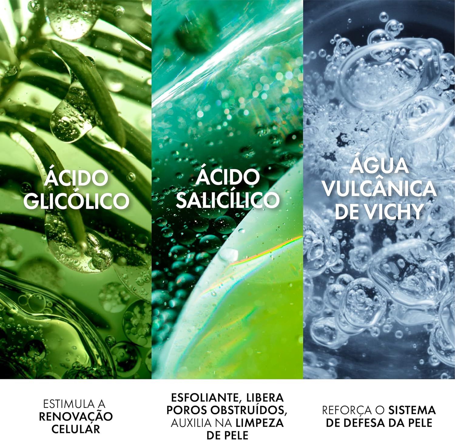 Vichy Normaderm Gel de Limpeza Profunda, com Ácido Glicólico e Salicílico, 300g - Image 9