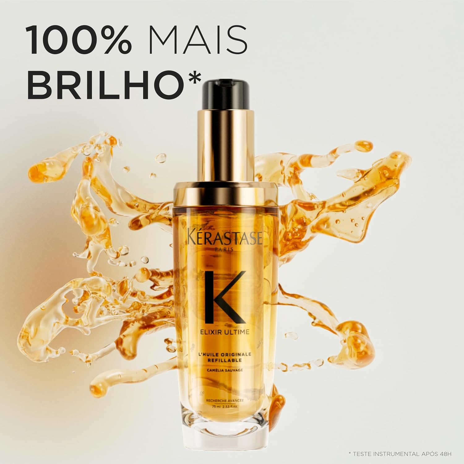 Kérastase Elixir Ultime L'Huile Originale, Óleo Capilar Nutrição Profunda, 75ml - Image 13