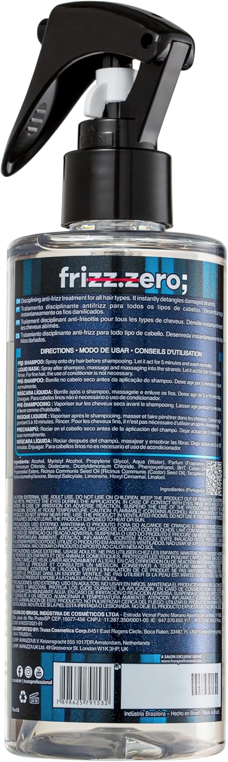 Truss Frizz Zero Leave-In | Máscara Líquida para Controle de Frizz, Brilho e Hidratação | 260ml - Image 2