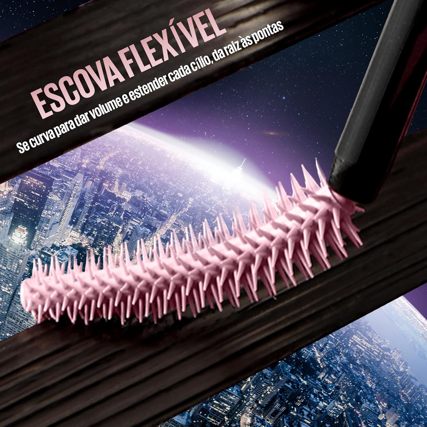 Maybelline Ny Máscara de Cílios Lash Sensational Sky High À Prova D'Água, Preto 7,2ml - Image 4